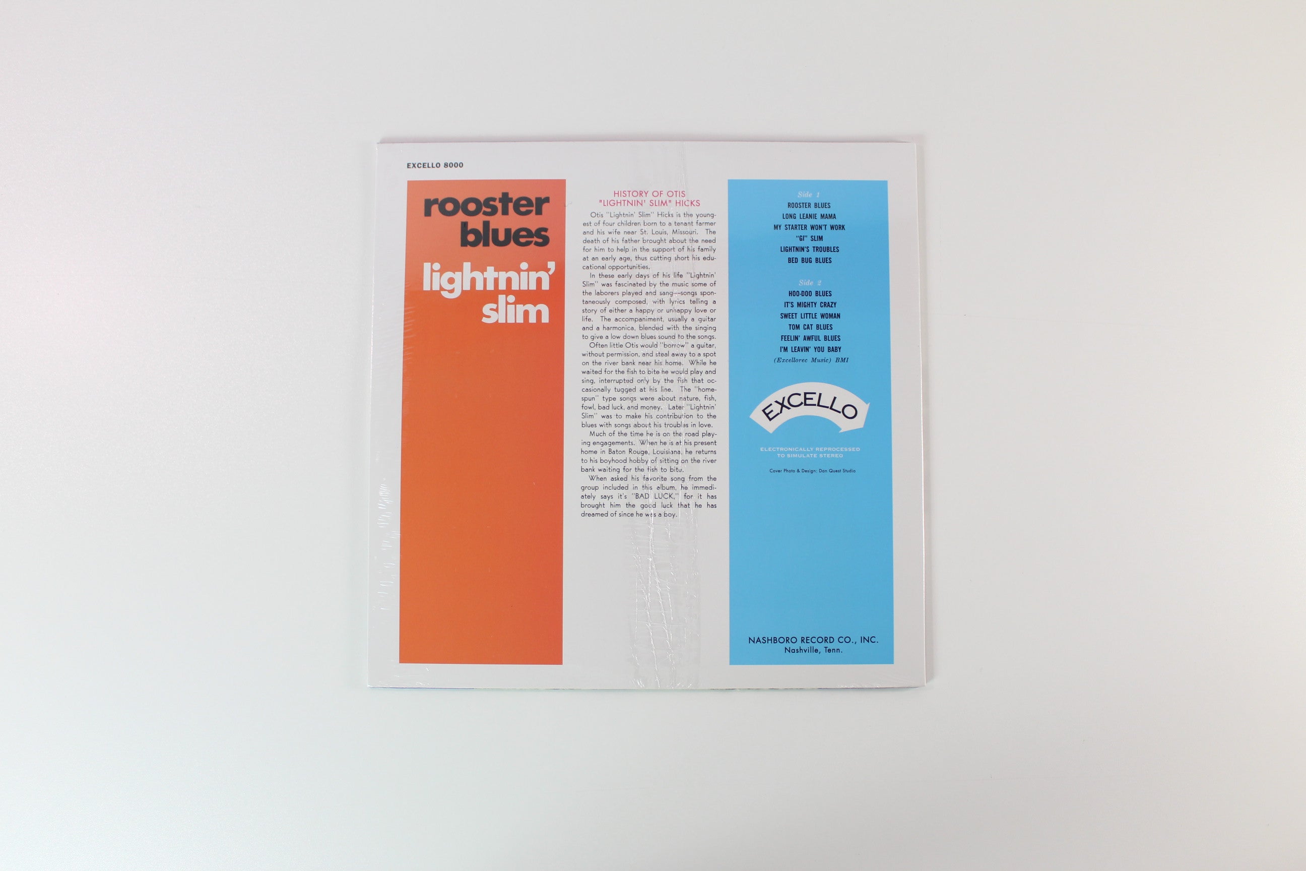 Lightning Slim - Rooster Blues on Excello - Sealed