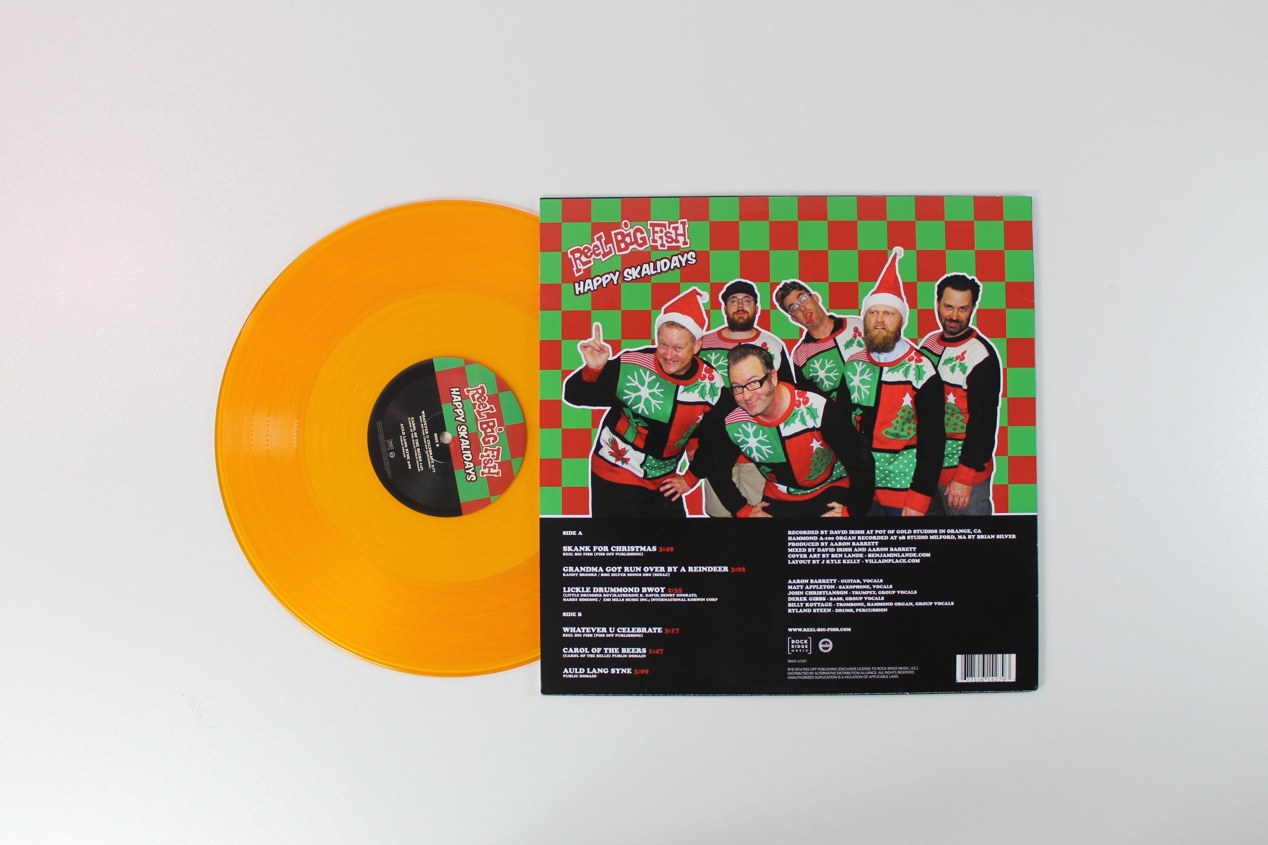 Reel Big Fish - Happy Skalidays on Rock Ridge Music Ltd Gold Translucent EP