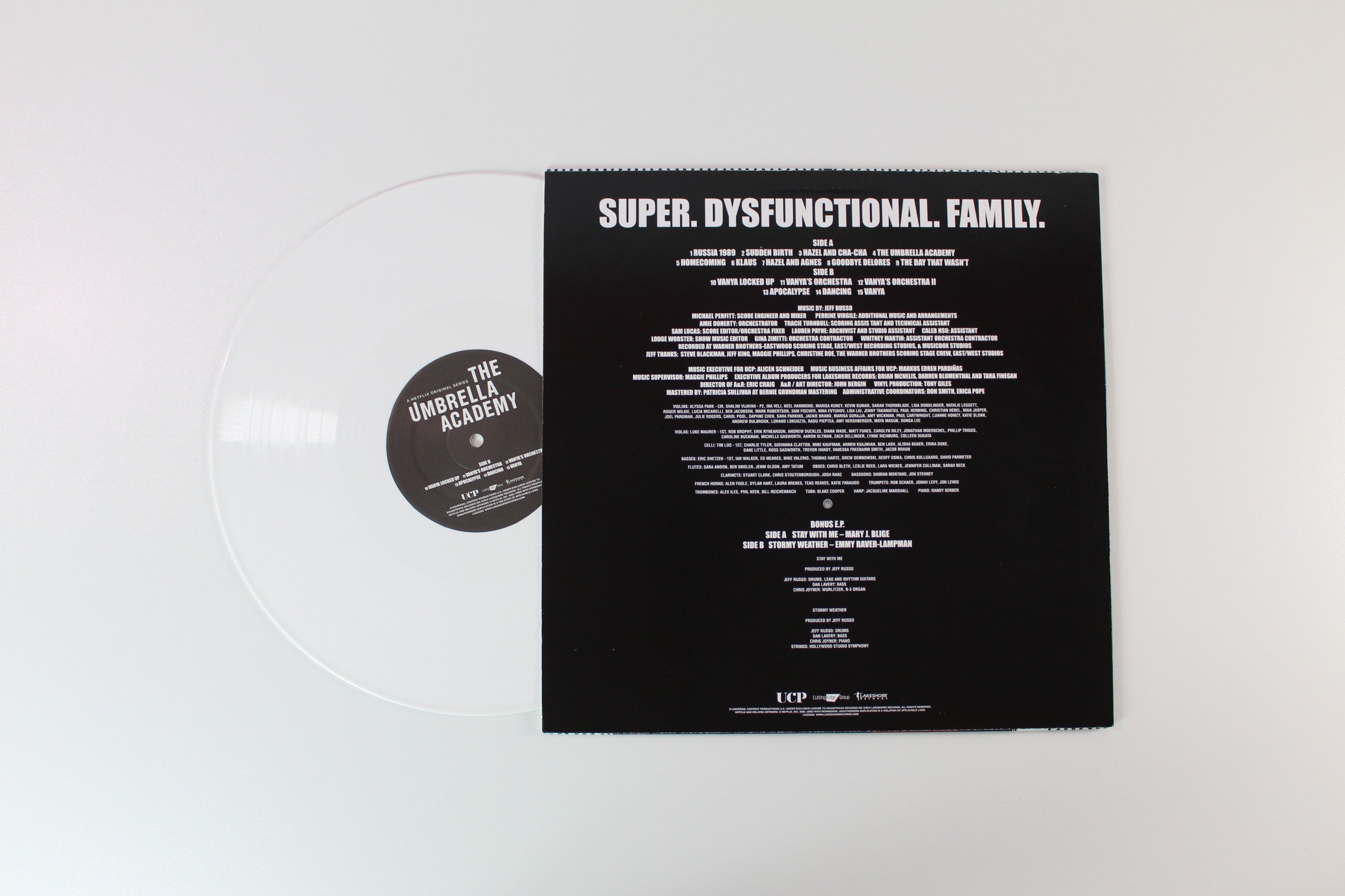 Jeff Russo - The Umbrella Academy (Original Series Soundtrack) on Lakeshore Records - White Vinyl