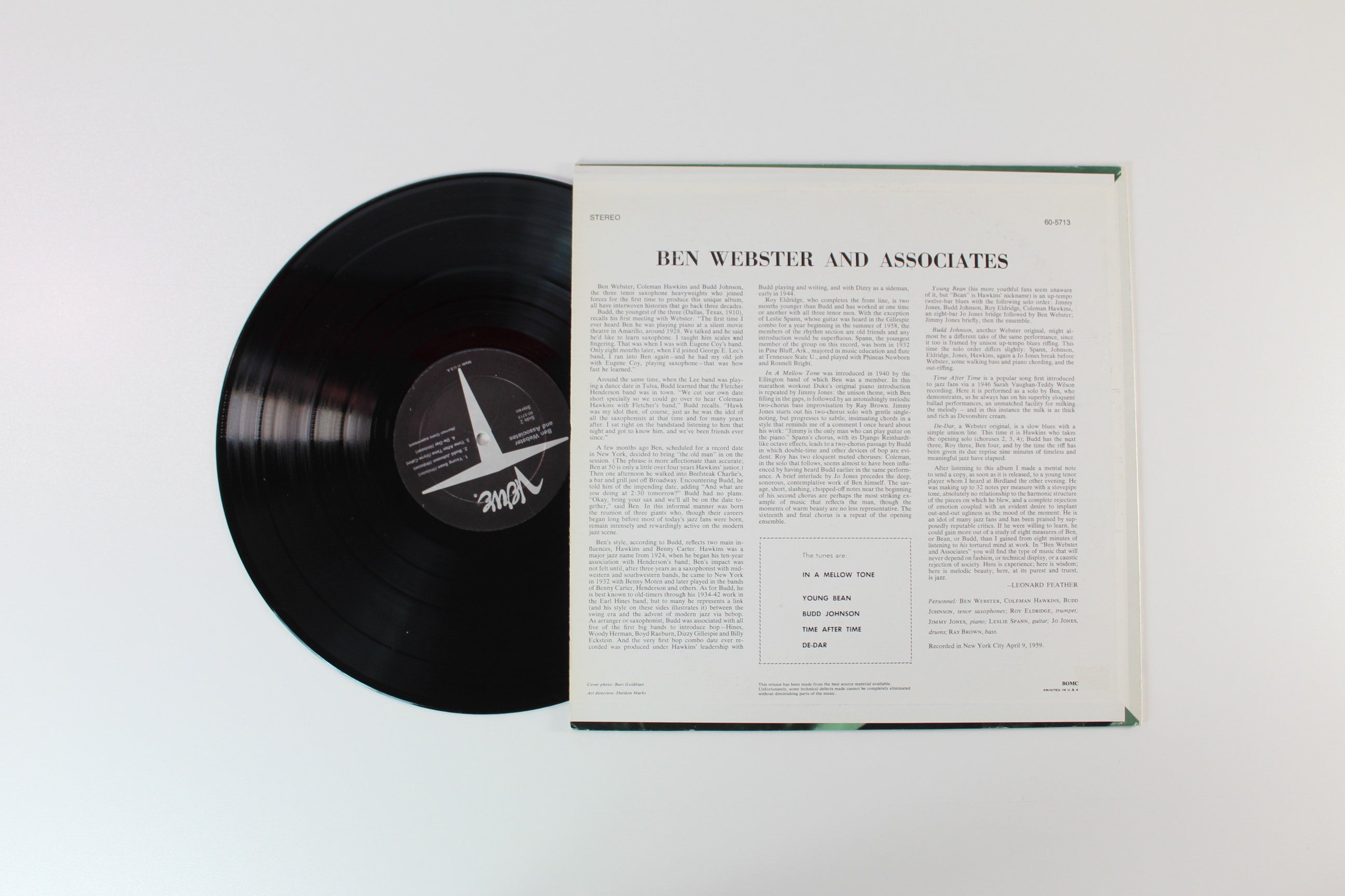 Ben Webster - Ben Webster And Associates on Verve