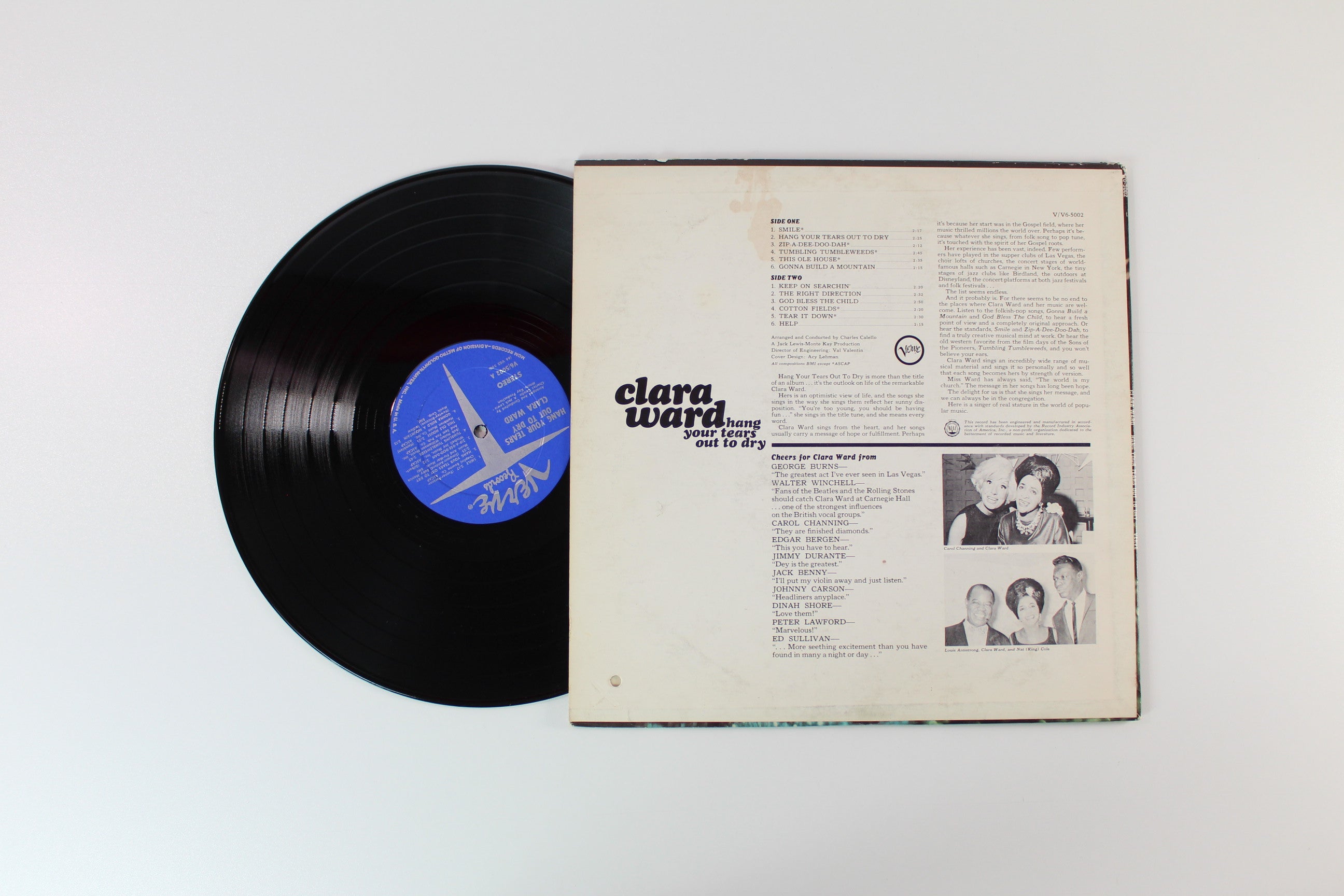 Clara Ward - Hang Your Tears Out To Dry on Verve Records