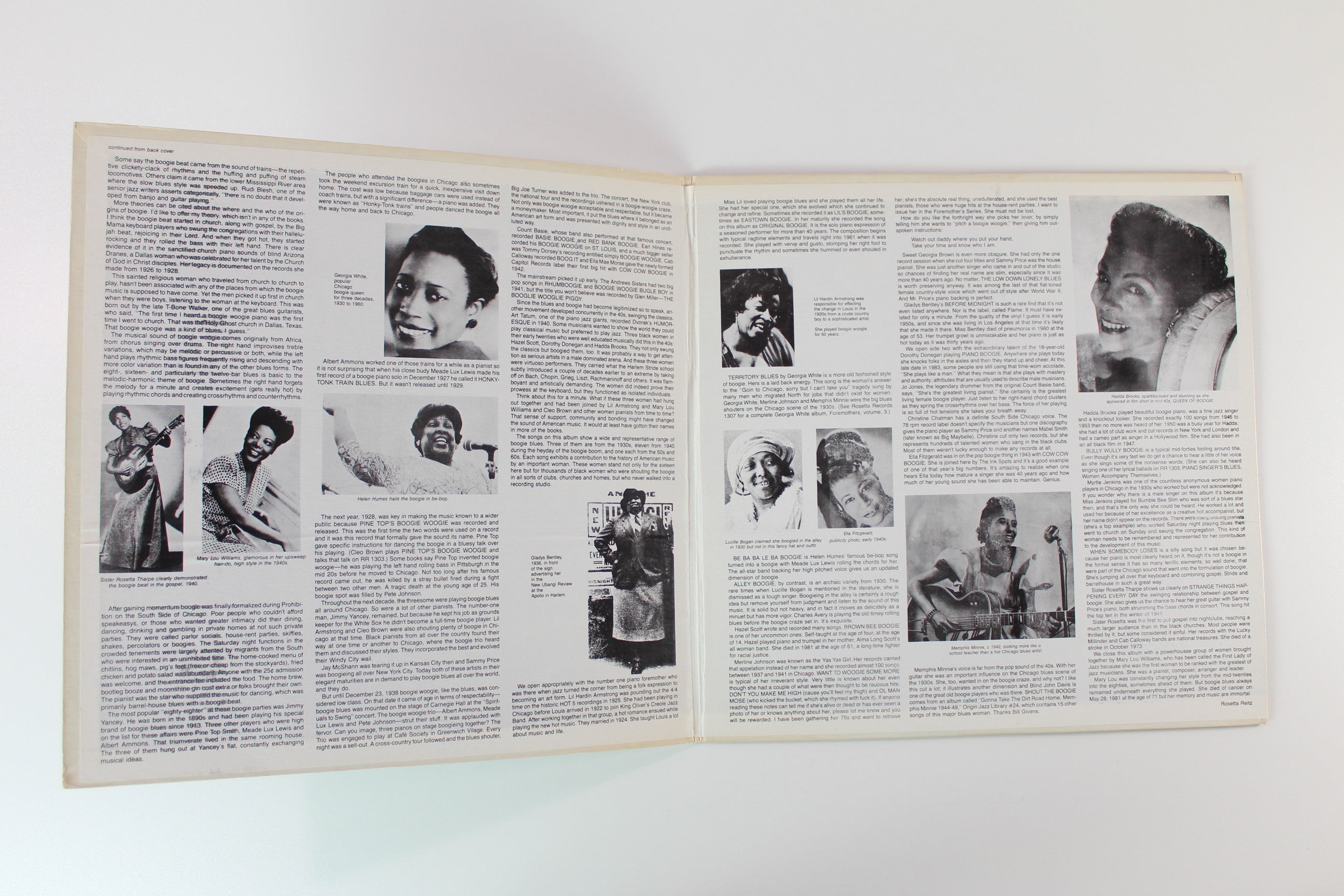 Various - Boogie Blues (Women Sing & Play Boogie Woogie) on Rosetta Records