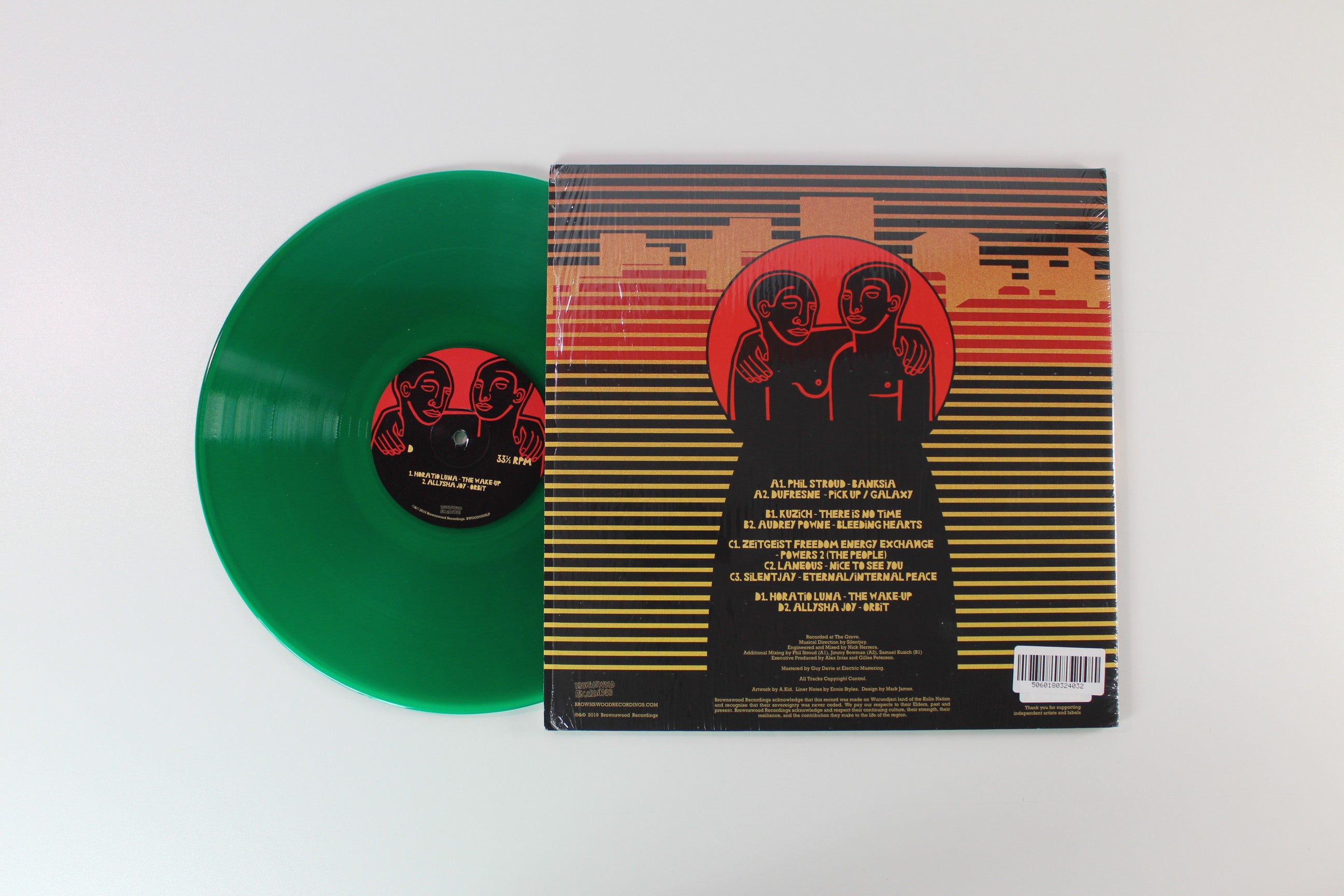 Various - Sunny Side Up on Brownswood Recordings - Green Vinyl