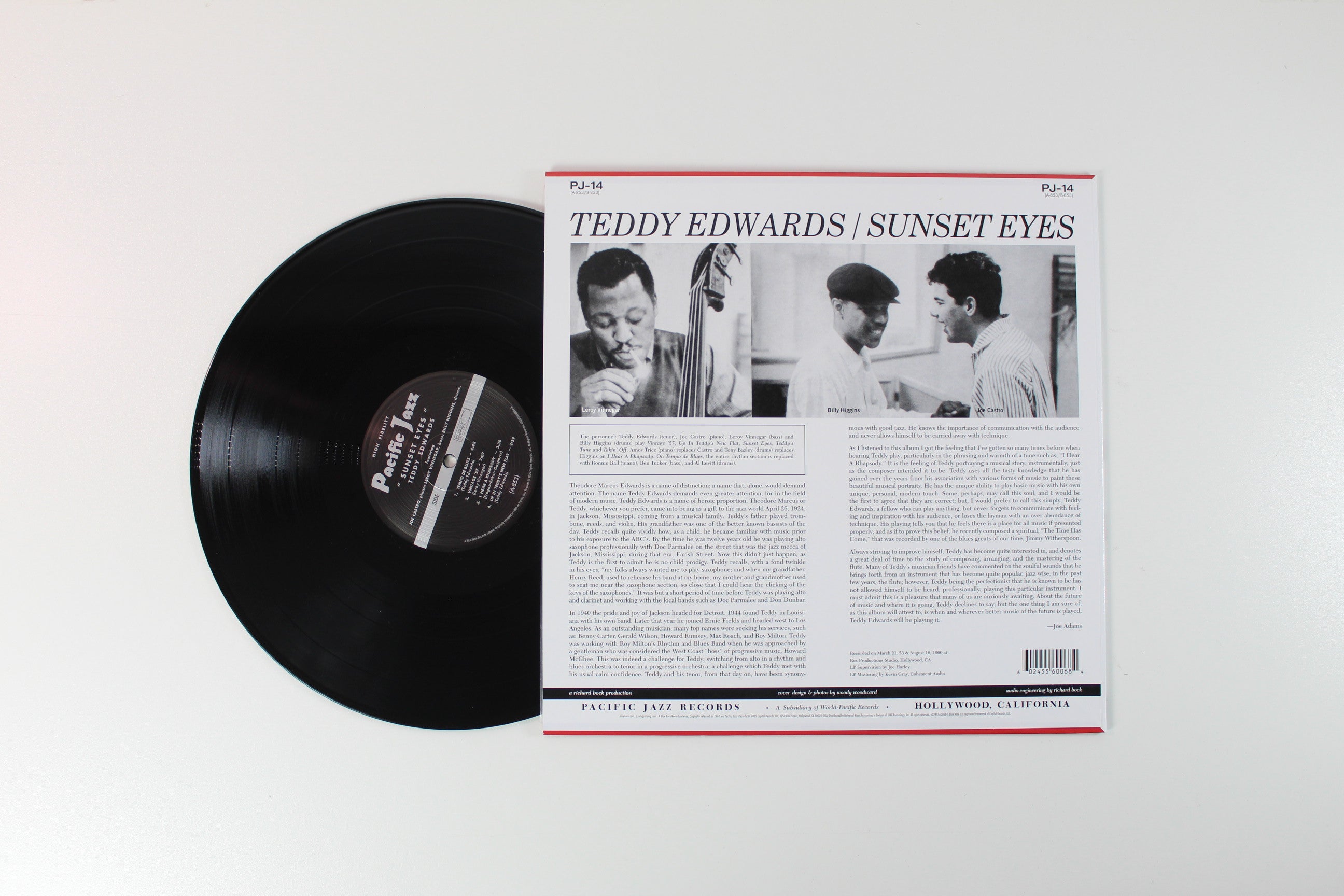 Teddy Edwards - Sunset Eyes Reissue on Blue Note Tone Poet Series
