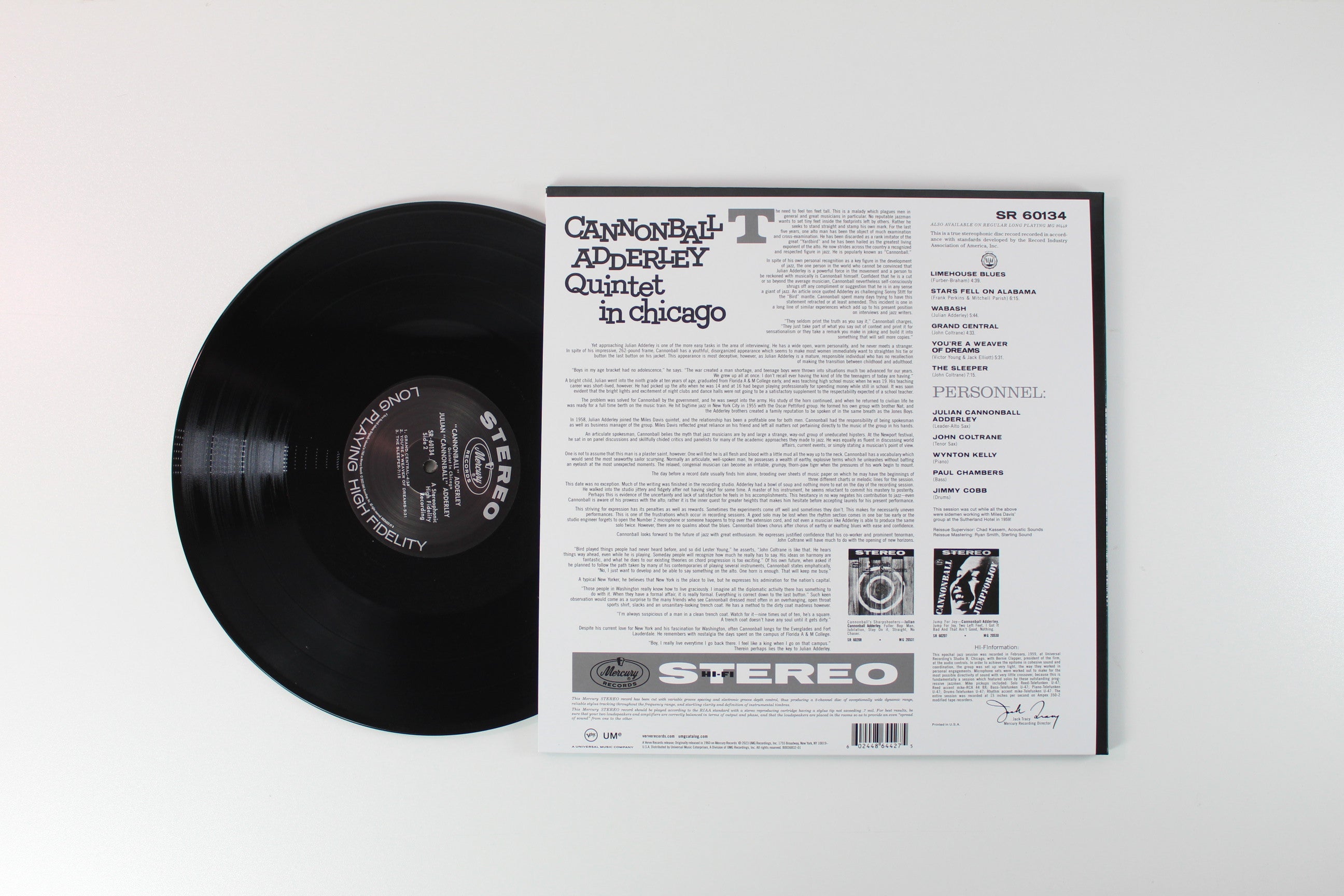 The Cannonball Adderley Quintet - Cannonball Adderley Quintet In Chicago on Mercury Acoustic Sound Series Reissue
