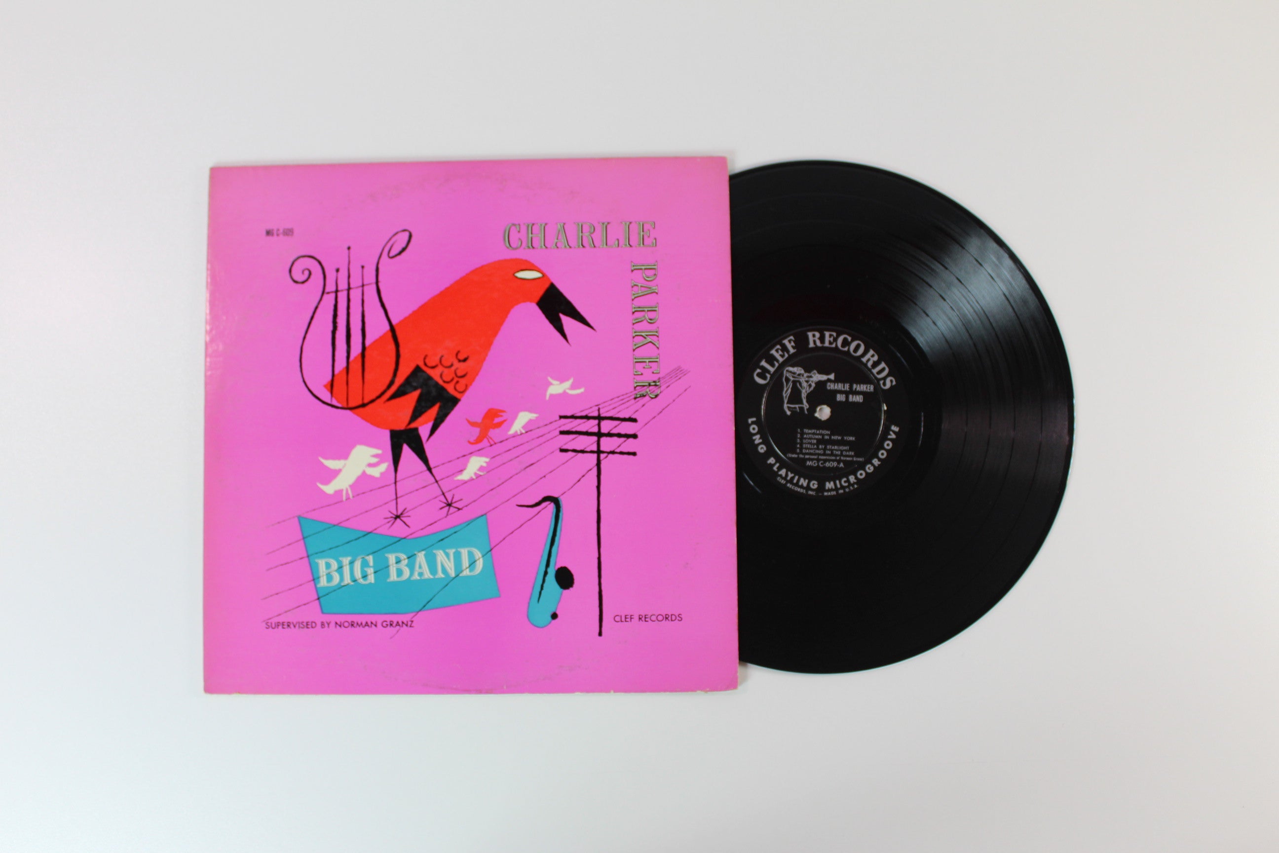 Charlie Parker Big Band - Charlie Parker Big Band on Clef Records - Mono