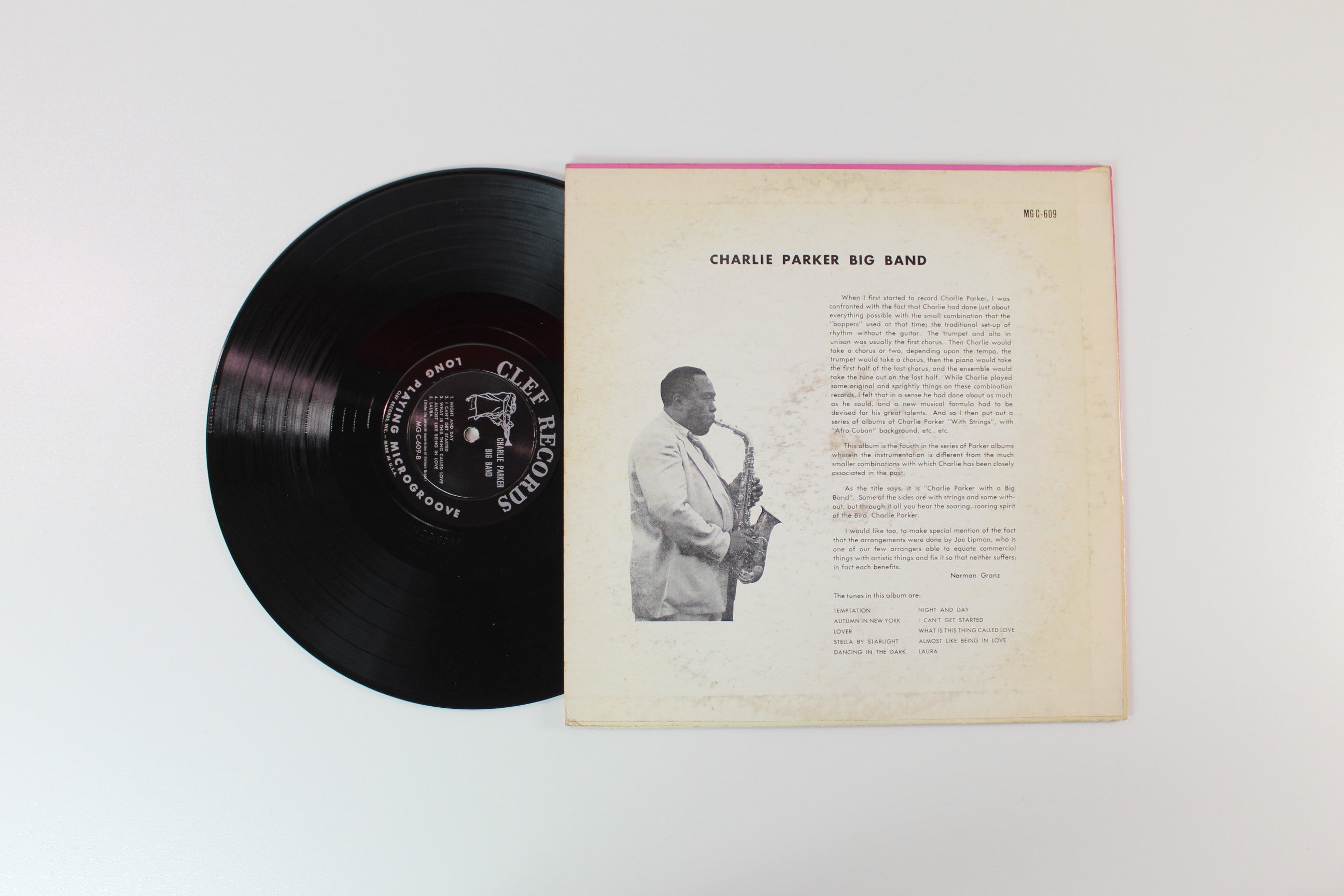 Charlie Parker Big Band - Charlie Parker Big Band on Clef Records - Mono