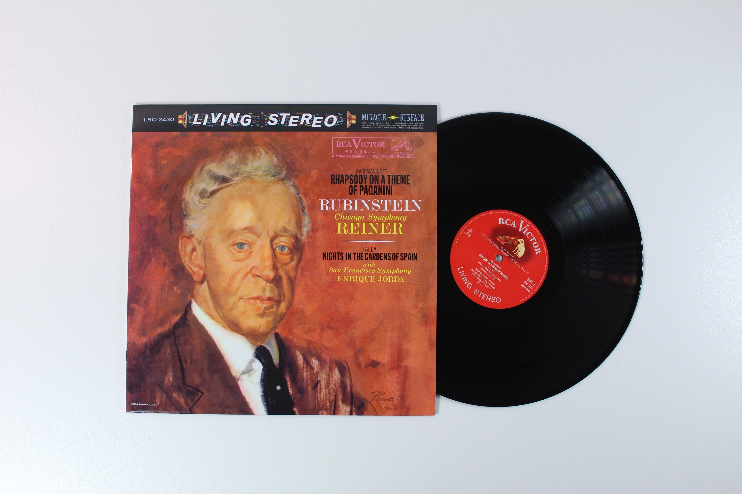 Reiner - Chicago Symphony / Jorda - San Francisco Symphony - Rhapsody On A Theme Of Paganini / Nights In The Gardens Of Spain on Analogue Productions RCA Living Stereo Series Reissue