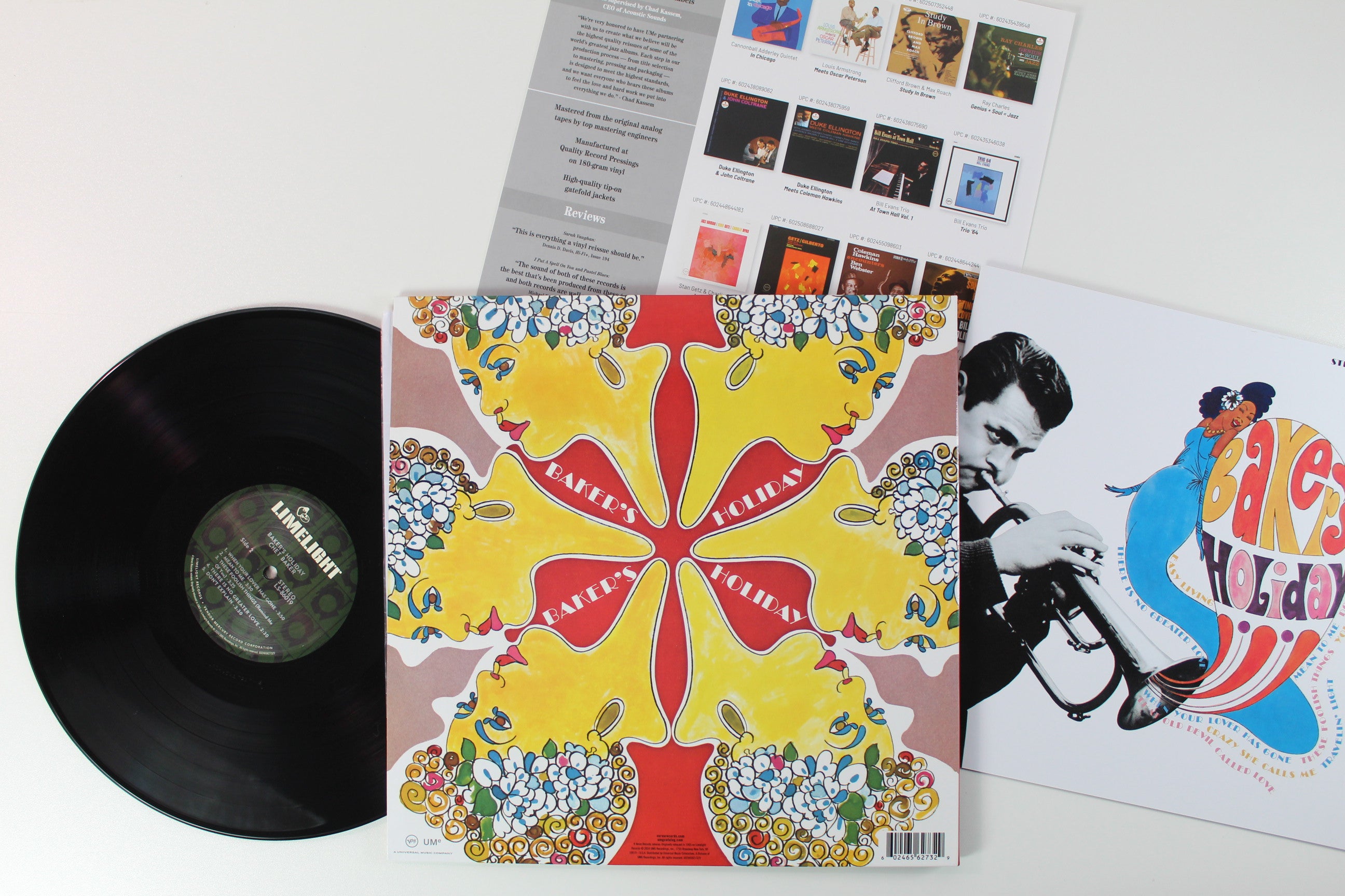 Chet Baker - Baker's Holiday on Verve Records Acoustic Sounds Series Reissue