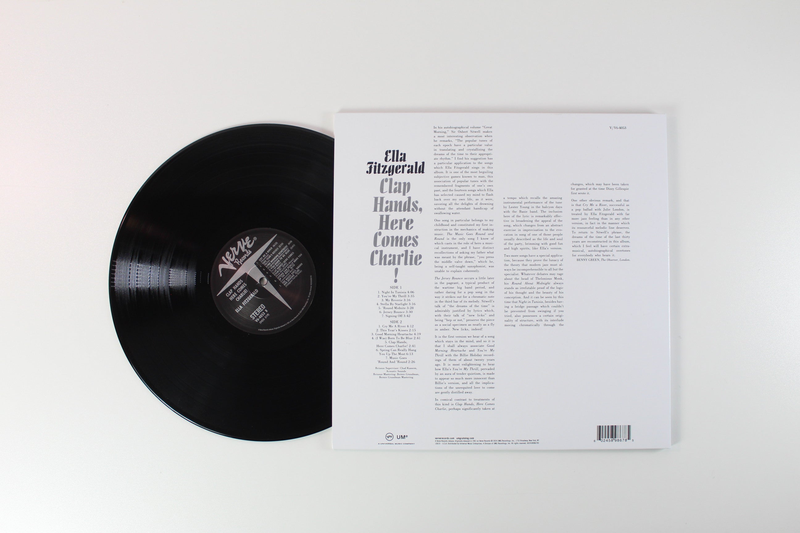 Ella Fitzgerald - Clap Hands, Here Comes Charlie! on Verve Records Acoustic Sounds Series