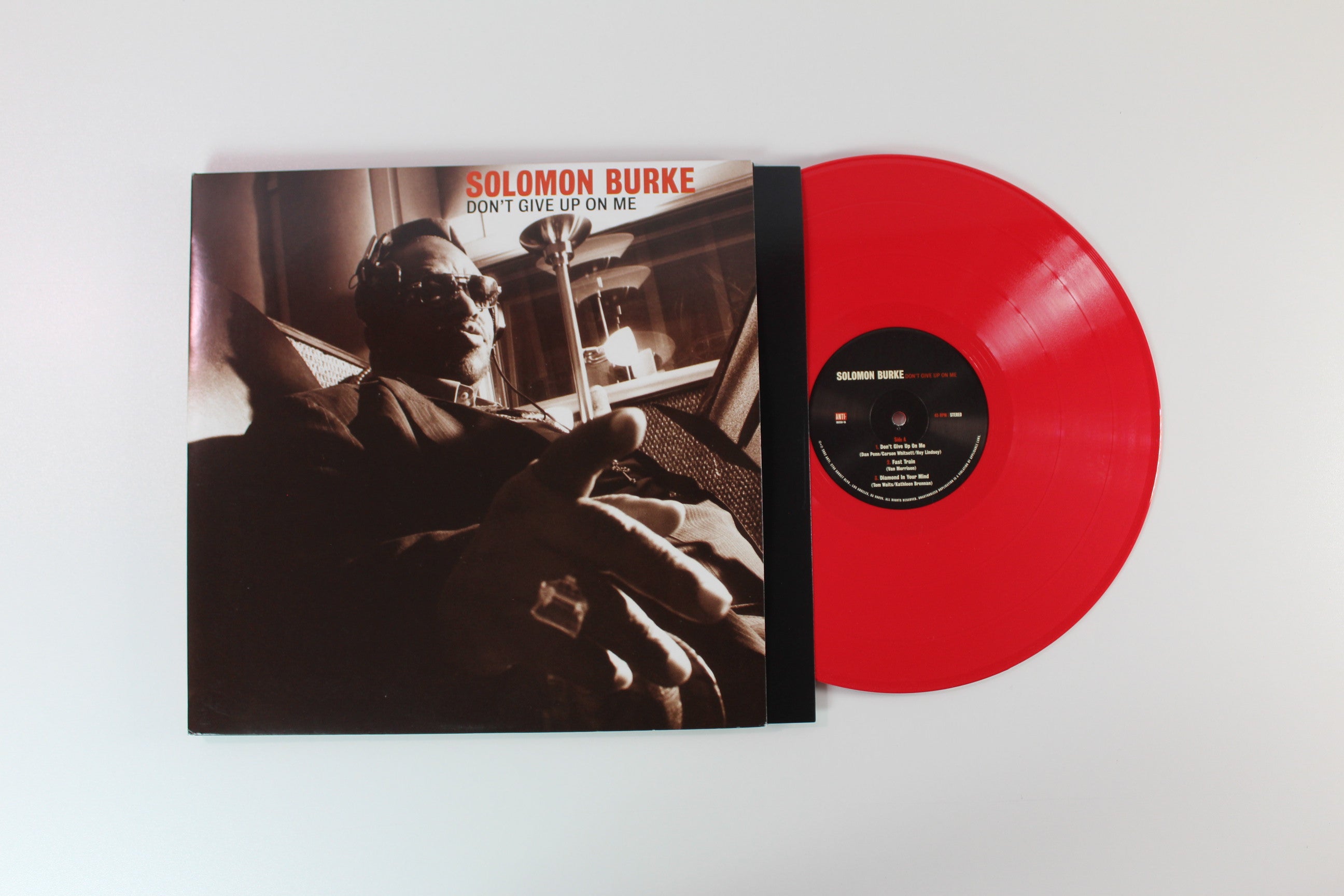 Solomon Burke - Don't Give Up On Me on Anti- - Red Vinyl