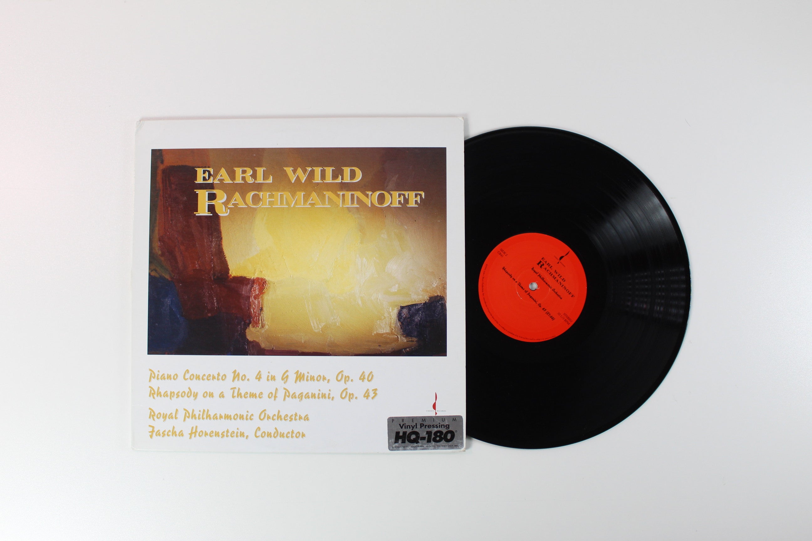 Earl Wild / Sergei Vasilyevich Rachmaninoff / Royal Philharmonic Orchestra / Horenstein - Piano Concerto No 4 In G Major Op. 40 / Rhapsody On A Theme Of Paganini Op. 43 on Chesky Records