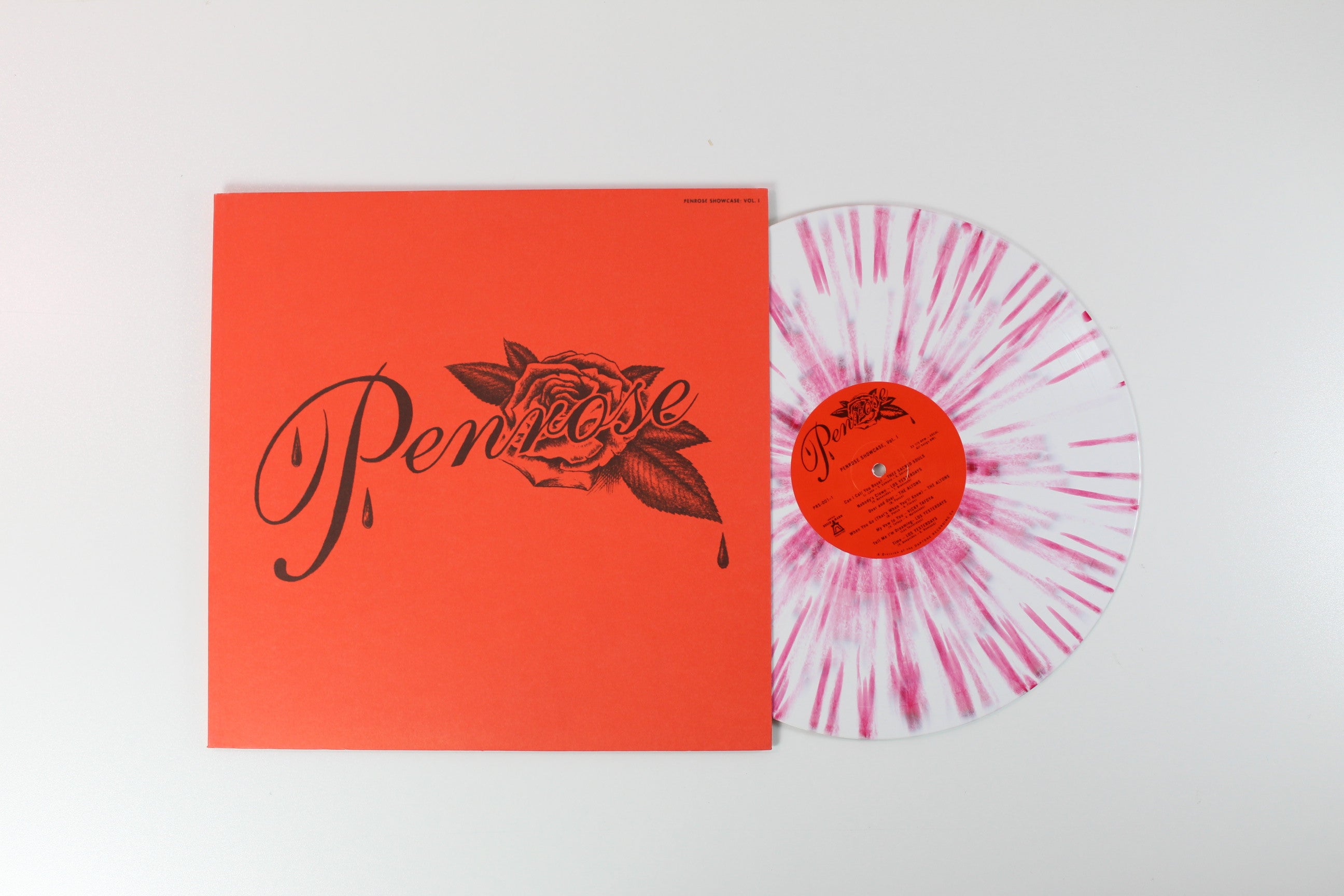 Various - Penrose Showcase: Vol. 1 on Penrose White Rose Splatter Vinyl