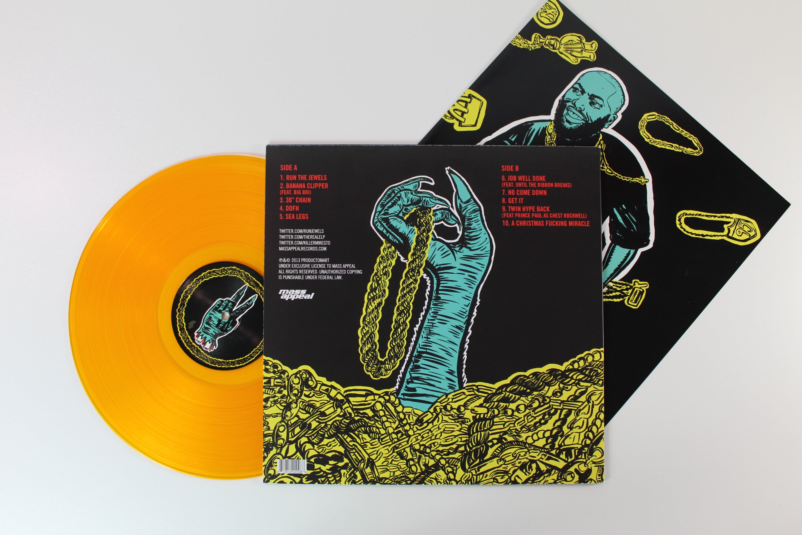 Run The Jewels - Run The Jewels on Mass Appeal - Gold Vinyl