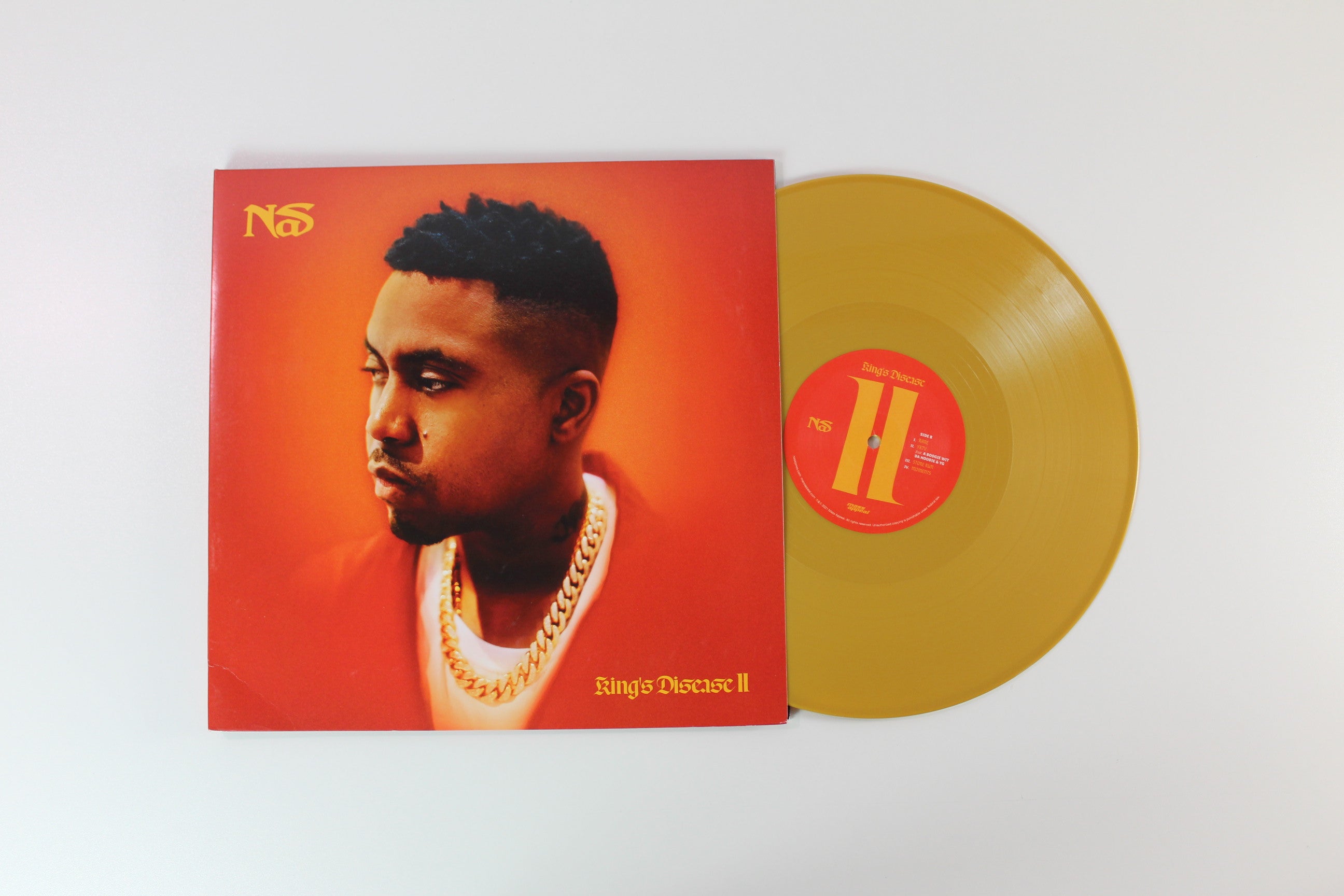 Nas - King's Disease II on Mass Appeal - Gold Vinyl