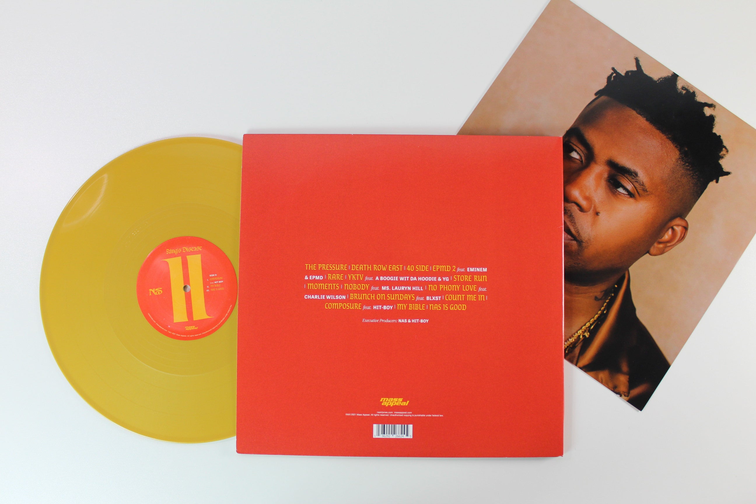 Nas - King's Disease II on Mass Appeal - Gold Vinyl