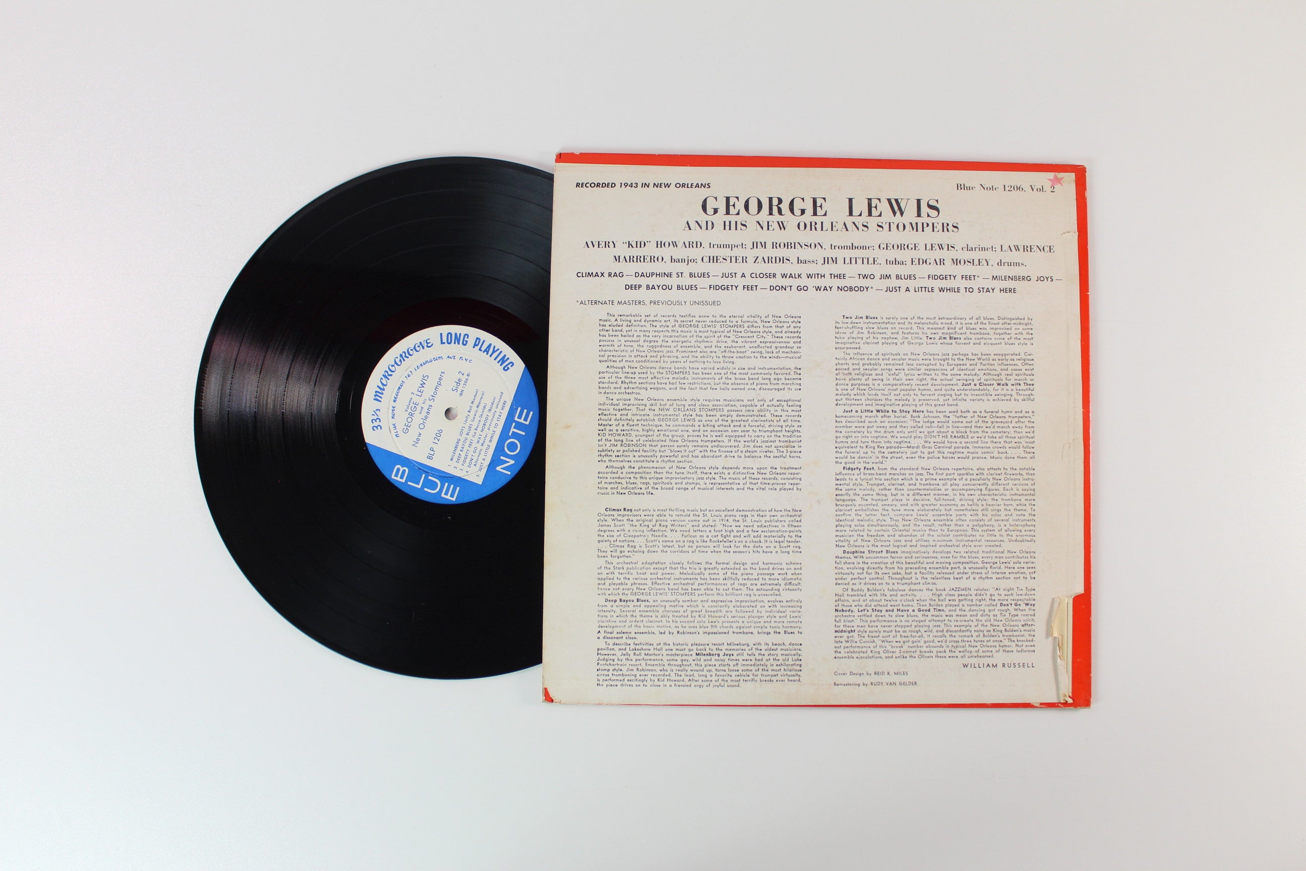 George Lewis And His New Orleans Stompers - Volume 2 on Blue Note - Lexington Ave