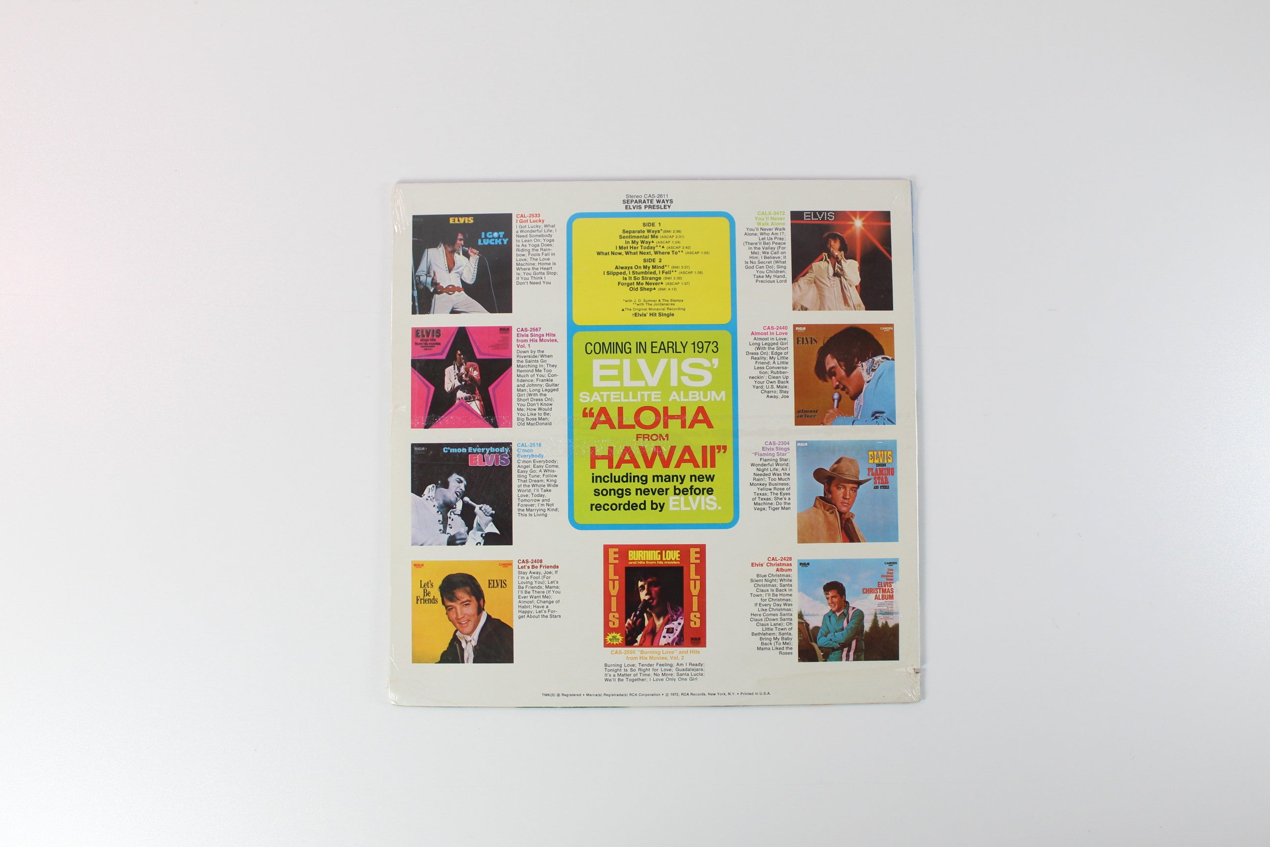 Elvis Presley - Separate Ways on RCA/Camden Sealed