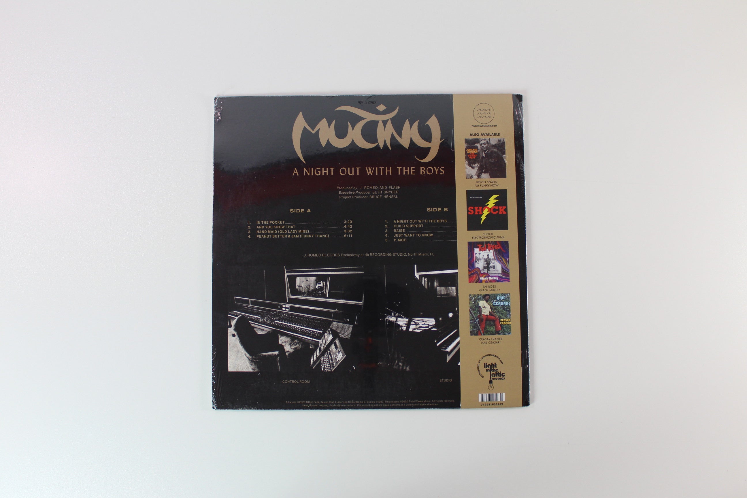 Mutiny - A Night Out With The Boys on Tidal Waves Music - Sealed
