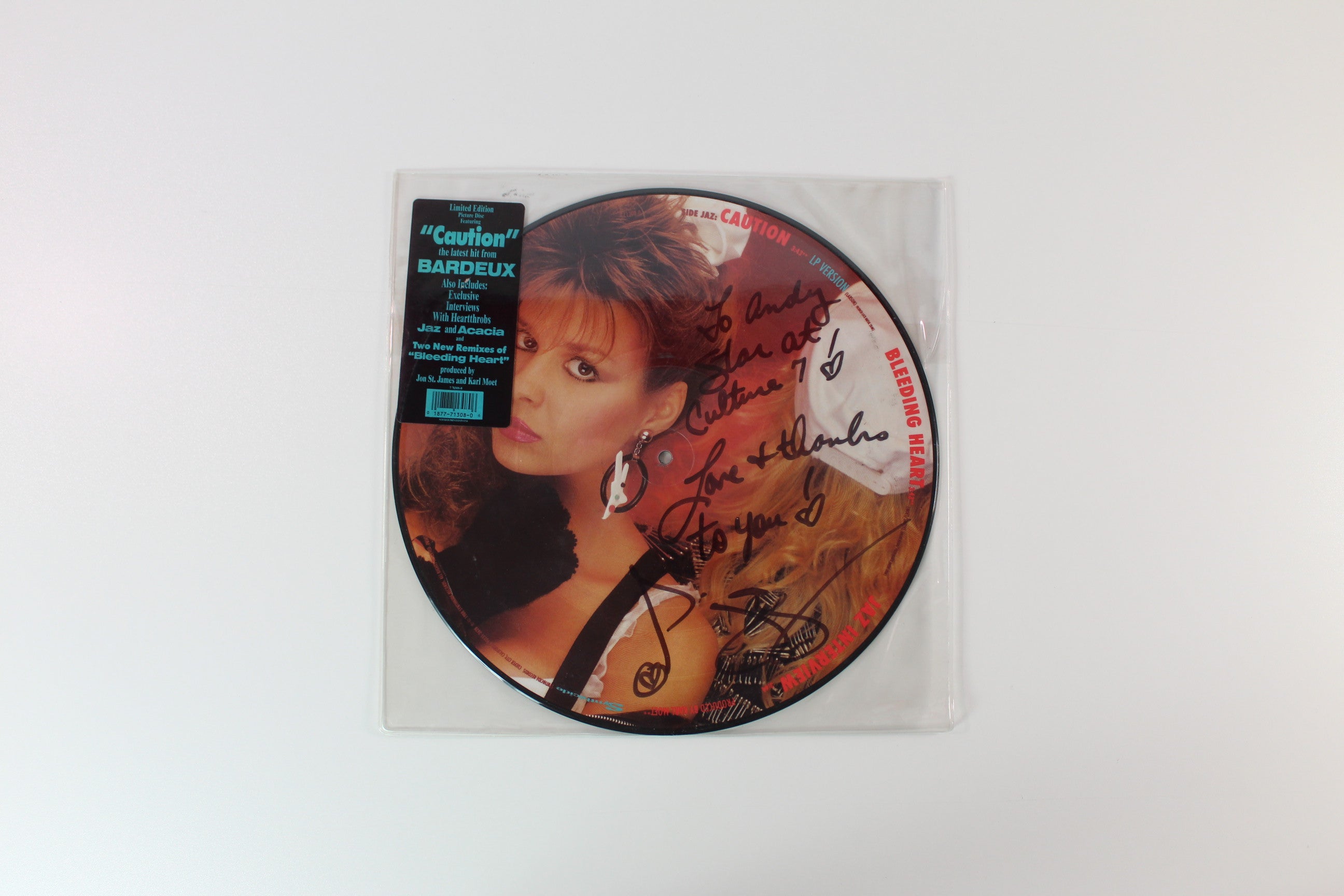 Bardeux - Bleeding Heart on Synthicide Records - 12" 45 RPM Picture Disc