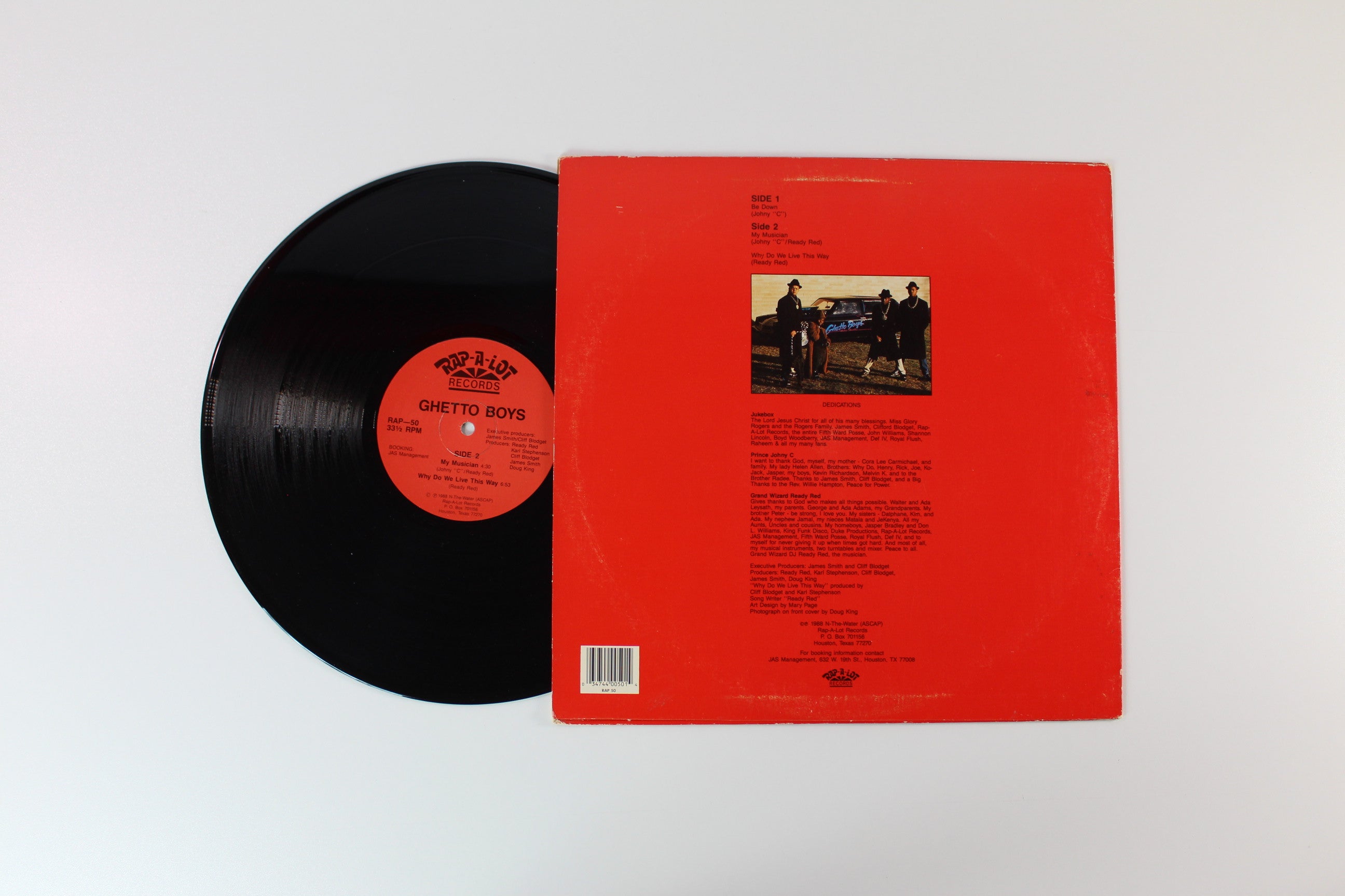 Geto Boys - Be Down on Rap-A-Lot Records 12" Single