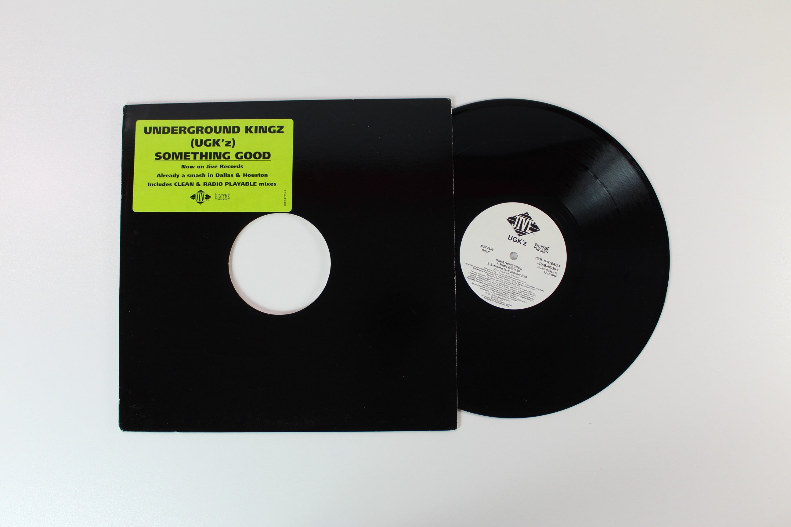 UGK - Something Good on Jive - Promo 12" Single