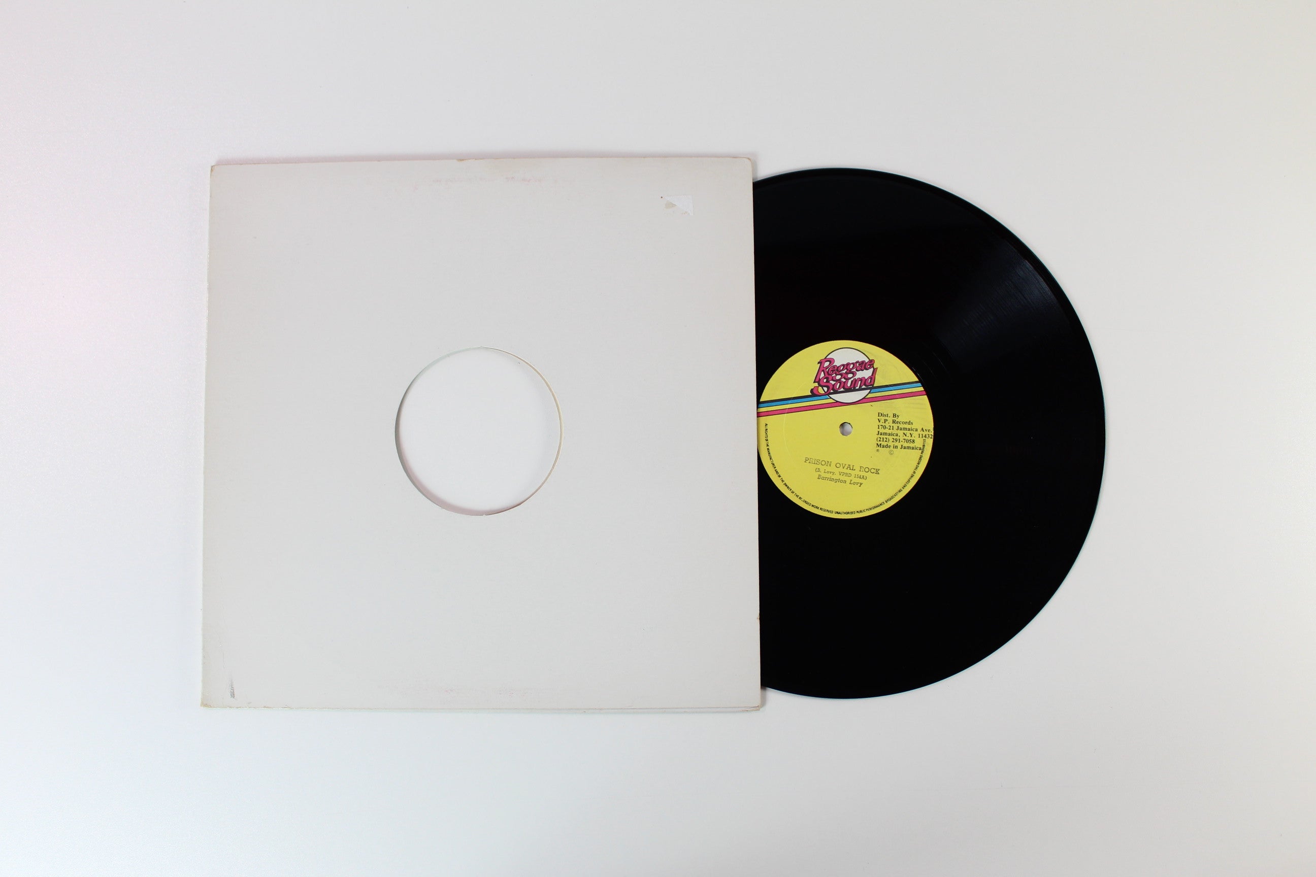 Barrington Levy - Prison Oval Rock / Robber Man 12 Inch on Reggae Sound