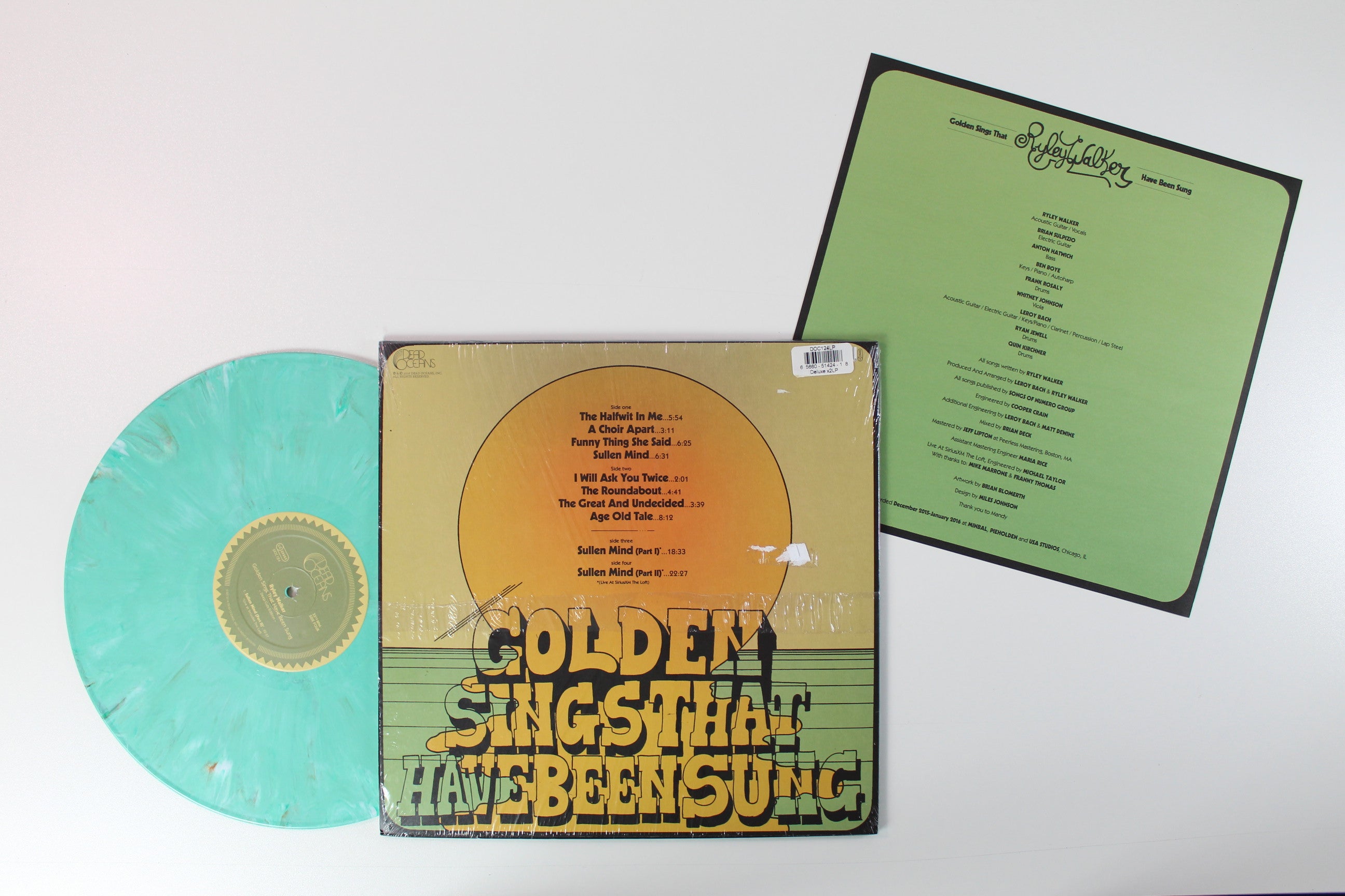 Ryley Walker - Golden Sings That Have Been Sung - Deep Cuts Edition on Dead Oceans Pink Frost & Sea Foam Blue