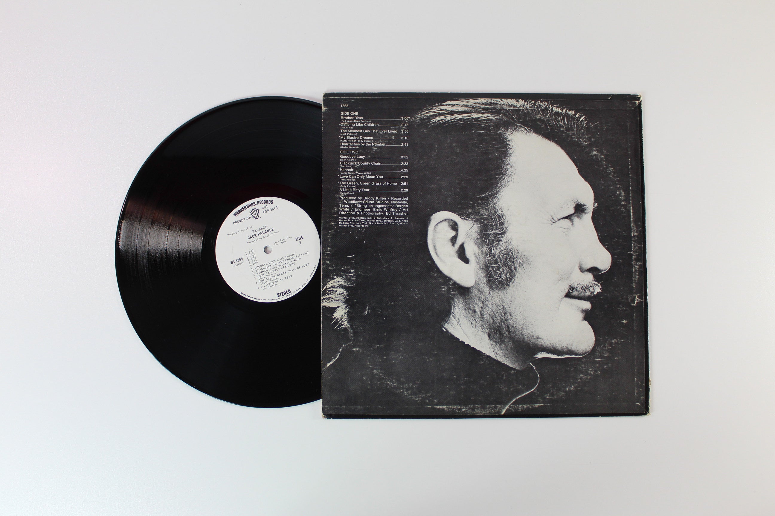 Jack Palance - Palance PROMO on Warner Bros. Records