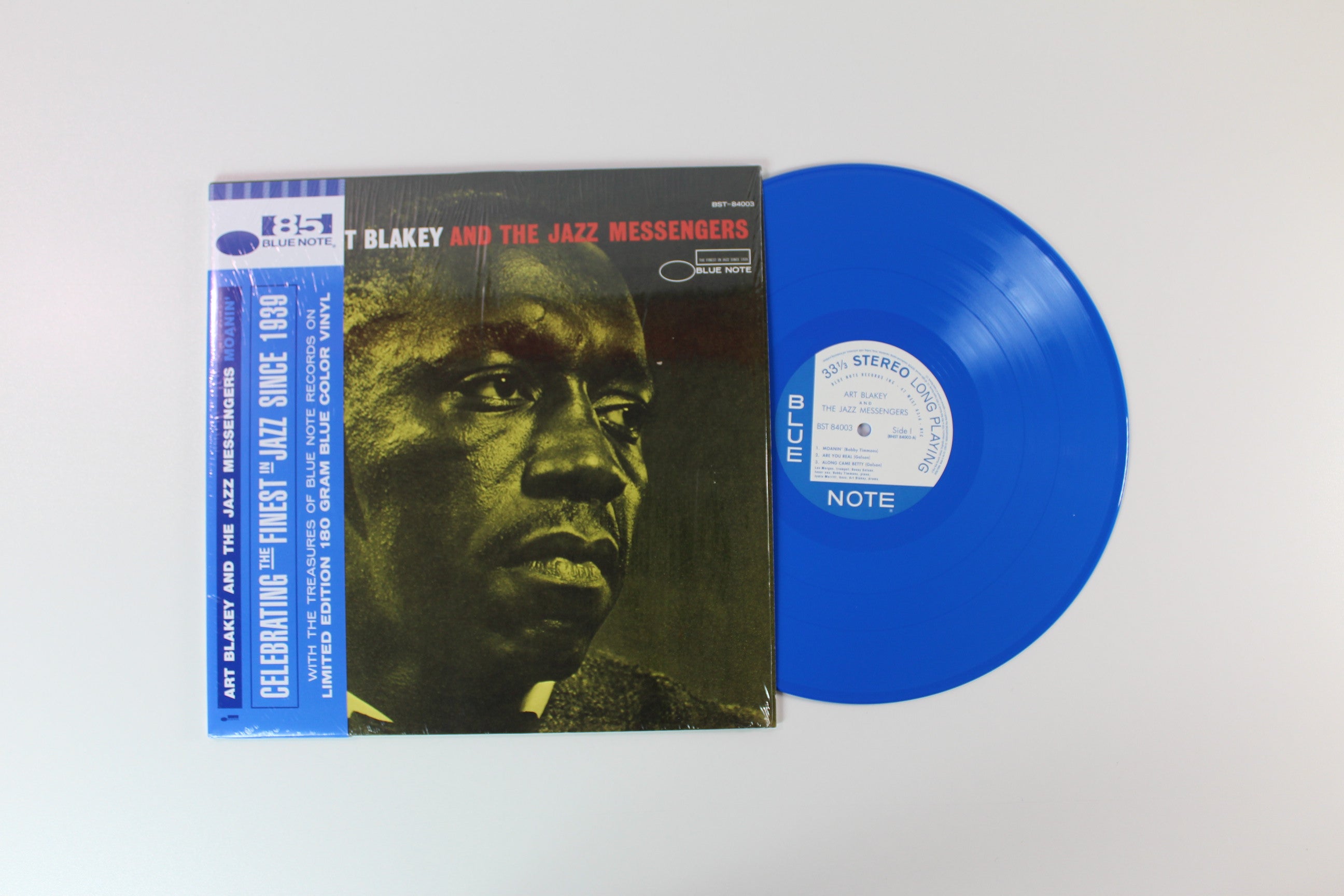 Art Blakey & The Jazz Messengers - Moanin' Ltd. Blue Vinyl Reissue on Blue Note