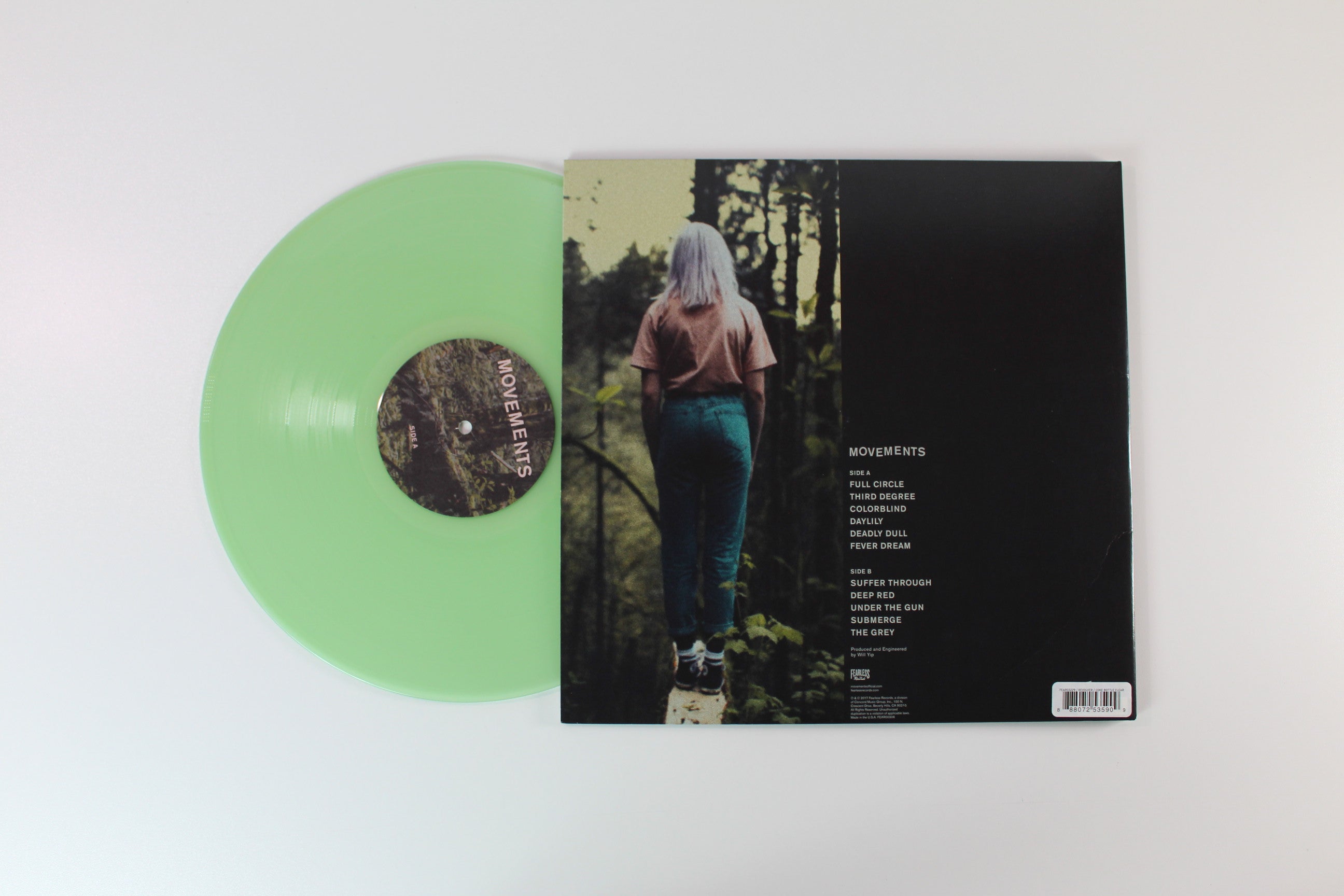 Movements - Feel Something Translucent Lime Repress on Fearless Records