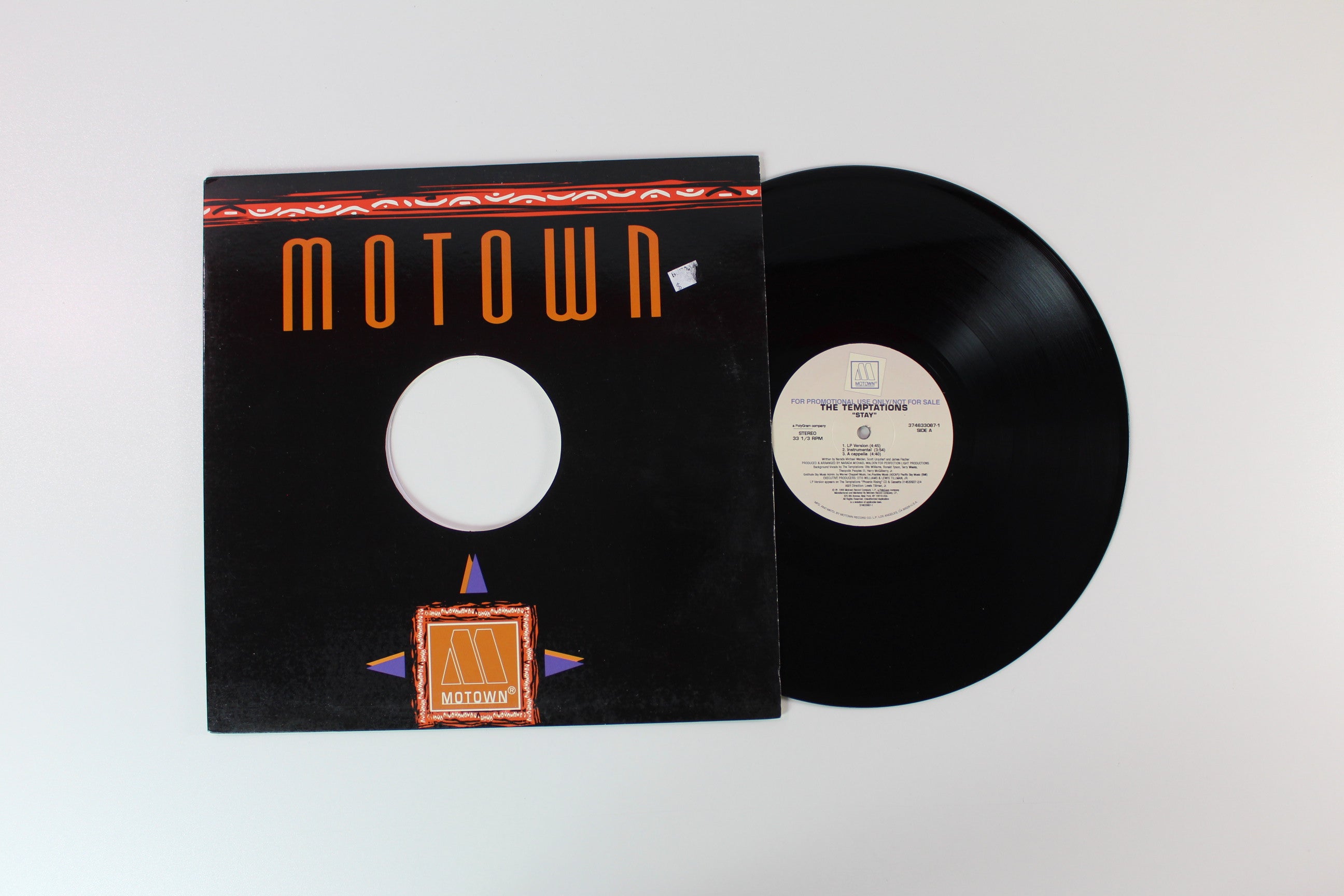 The Temptations - Stay 12-inch Promo on Motown