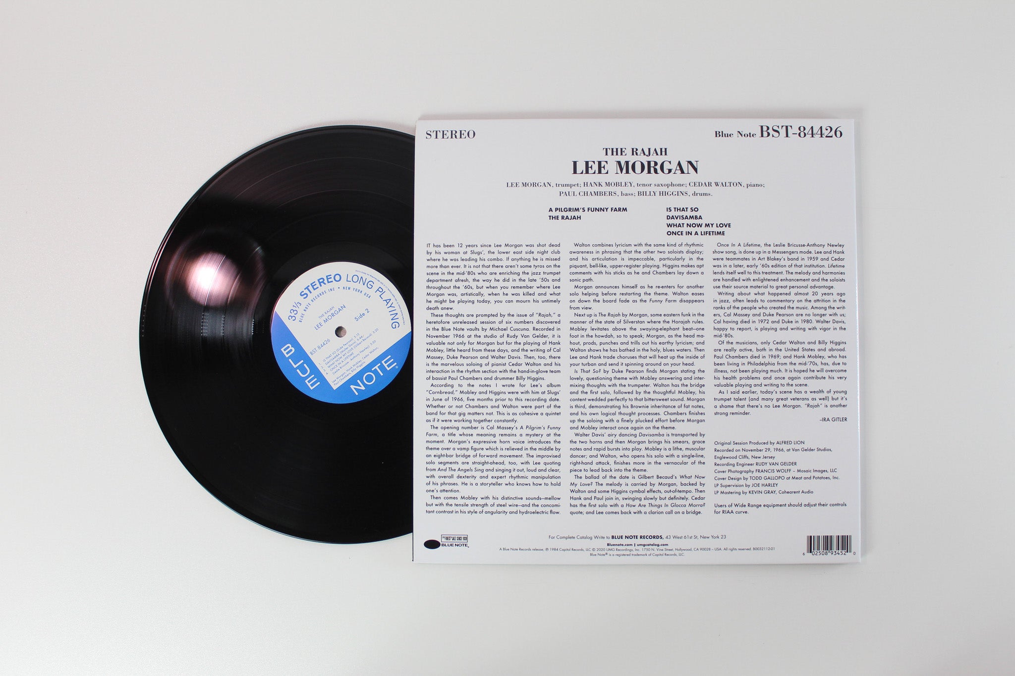 Lee Morgan - The Rajah on Blue Note Tone Poet Series Reissue