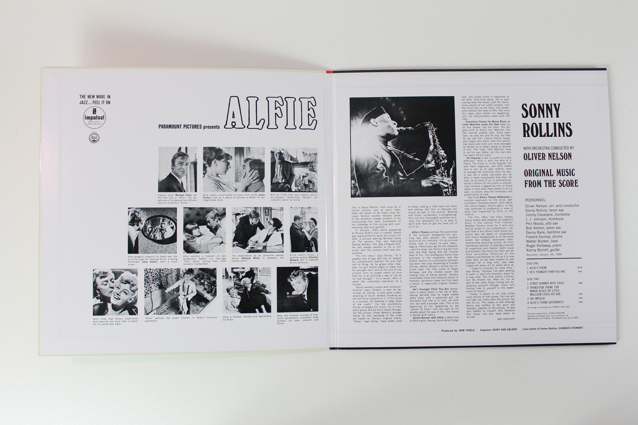 Sonny Rollins - Original Music From The Score "Alfie" on Impulse! Acoustic Sounds Series Reissue
