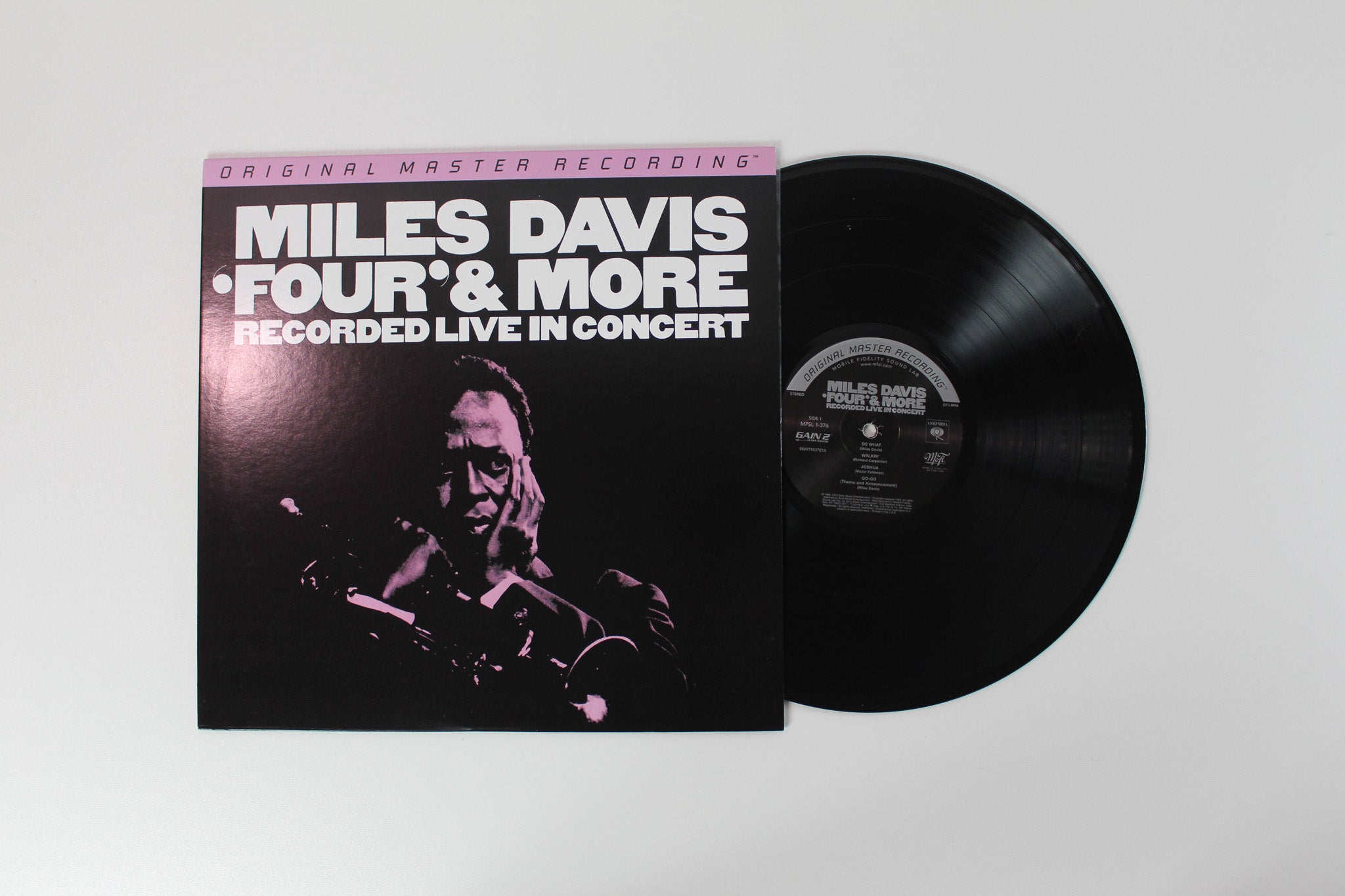 Miles Davis - 'Four' & More - Recorded Live In Concert on Mobile Fidelity Sound Lab Ltd. Numbered Reissue