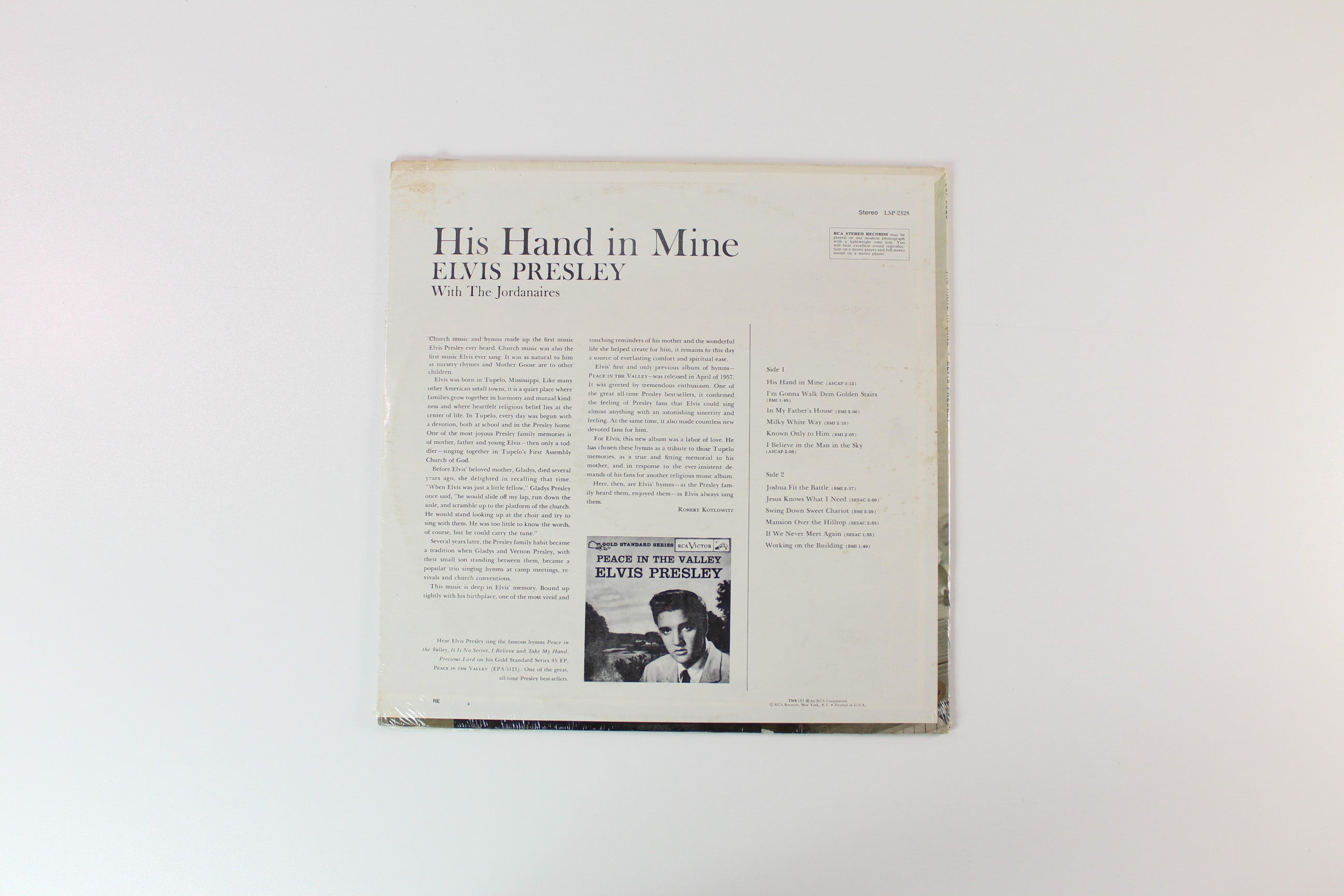 Elvis Presley - His Hand In Mine Reissue on RCA Victor