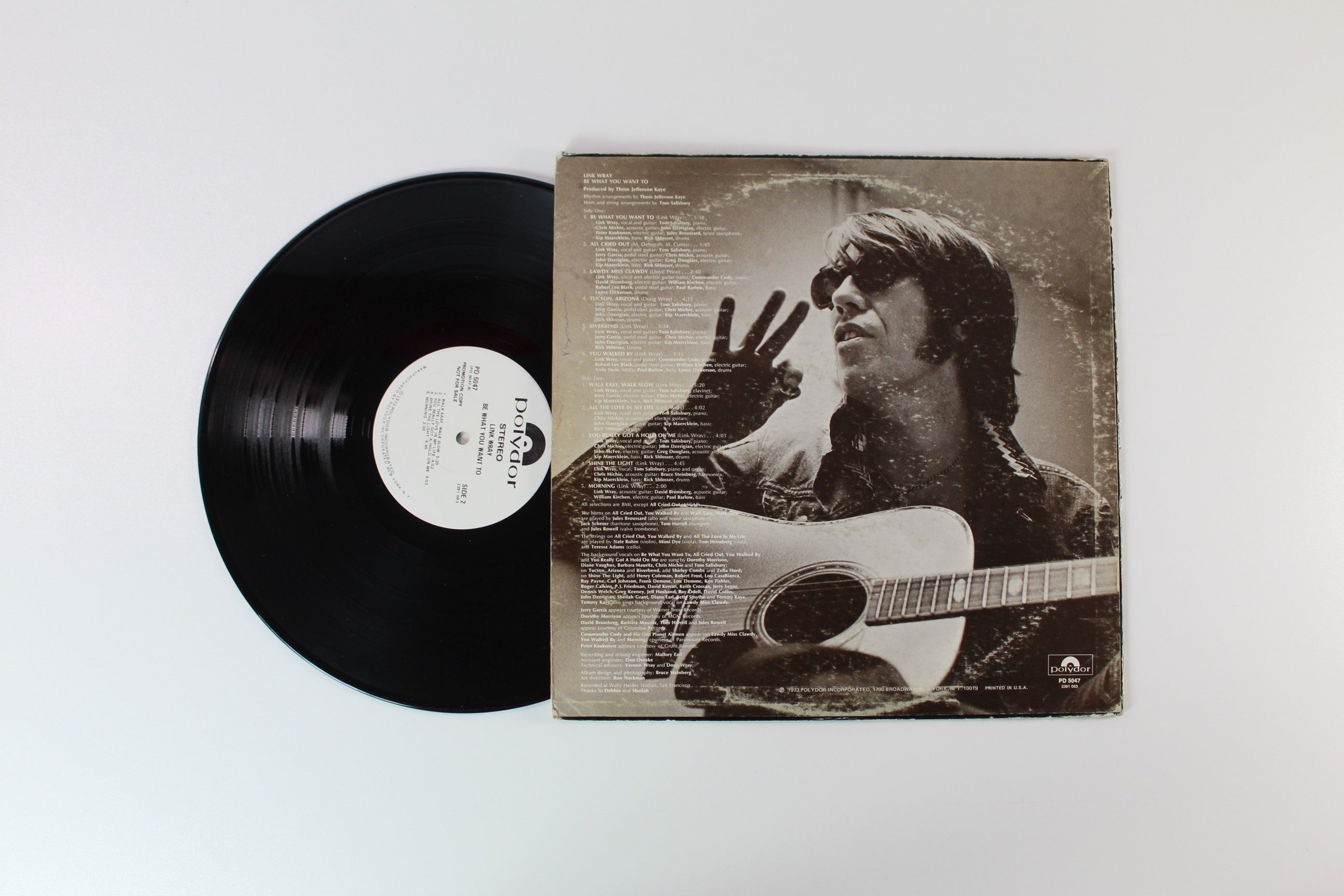 Link Wray - Be What You Want To Promo on Polydor