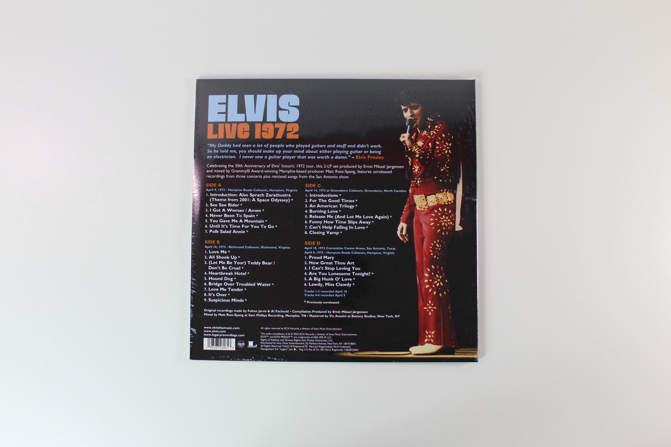 Elvis Presley - Elvis Live 1972 SEALED on RCA