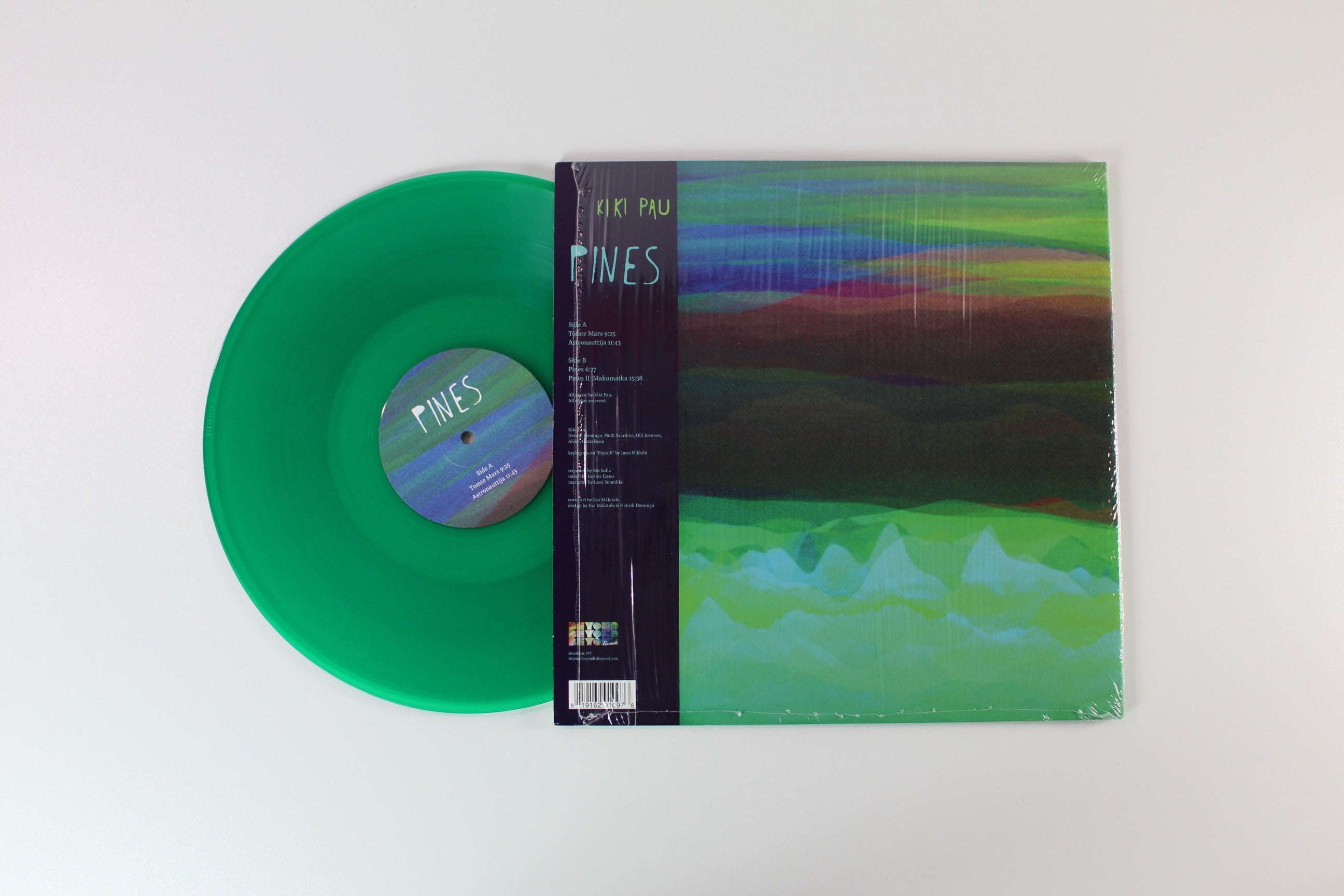 Kiki Pau - Pines on Beyond Beyond is Beyond Records Green Translucent Vinyl