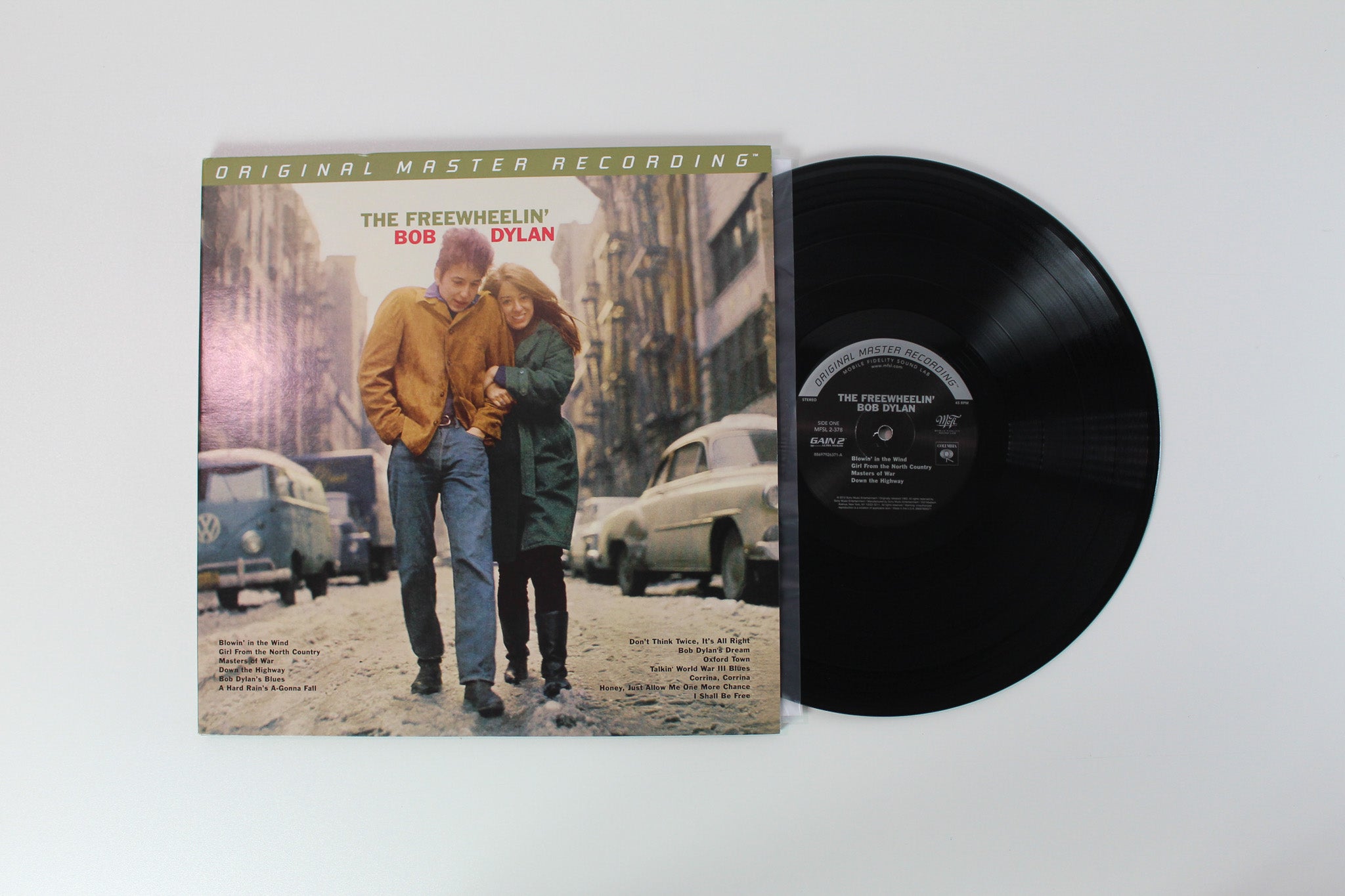 Bob Dylan - The Freewheelin' Bob Dylan on Mobile Fidelity Sound Lab Numbered Reissue w/ Misprint Barcode