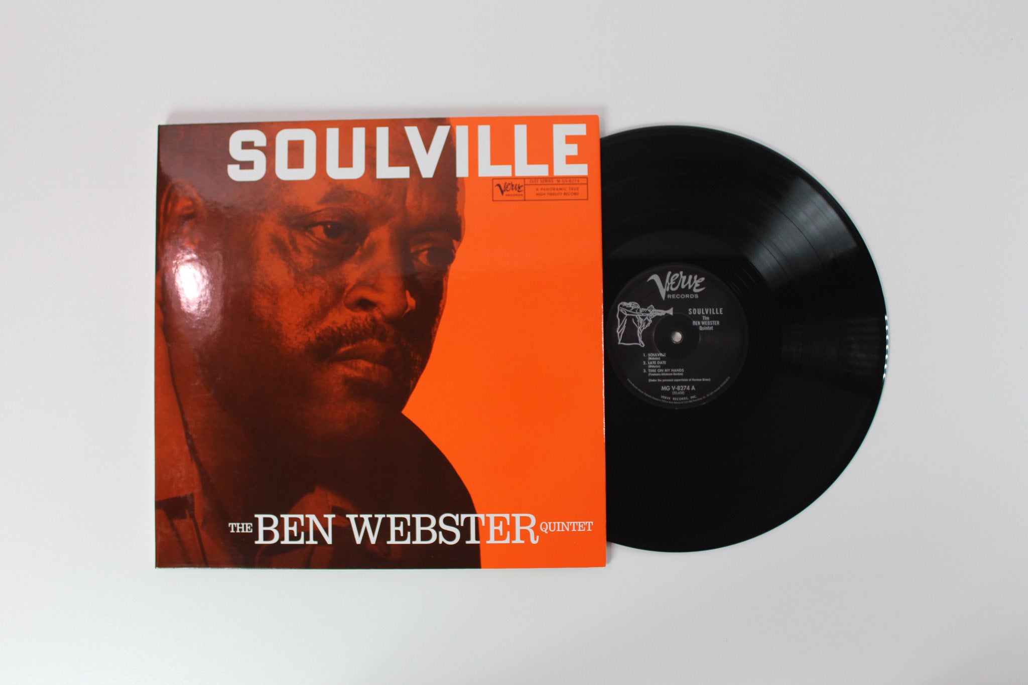 The Ben Webster Quintet - Soulville on Verve Records Acoustic Sounds Clef Series Reissue