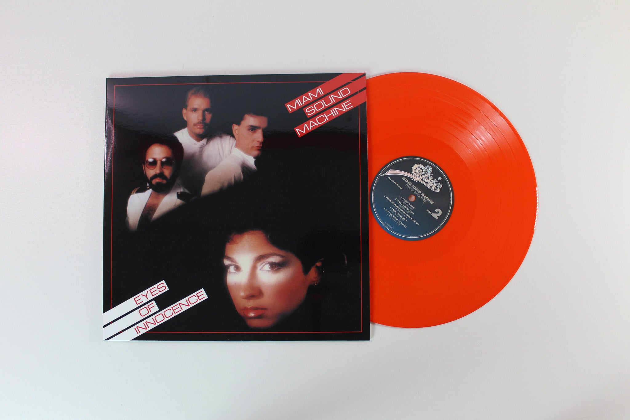 Miami Sound Machine - Eyes Of Innocence on Music on Vinyl Ltd Numbered Orange Vinyl Reissue