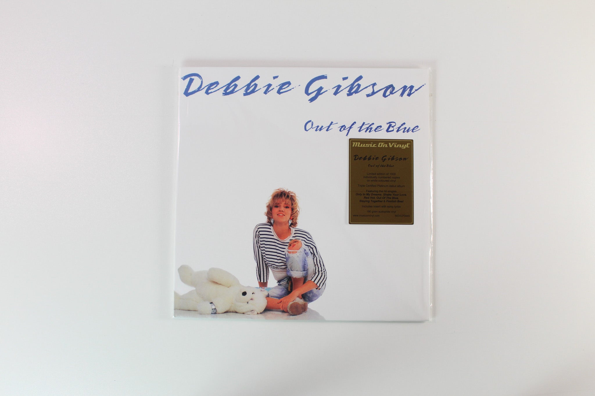 Debbie Gibson - Out Of The Blue on Music on Vinyl Ltd Numbered White Vinyl Reissue