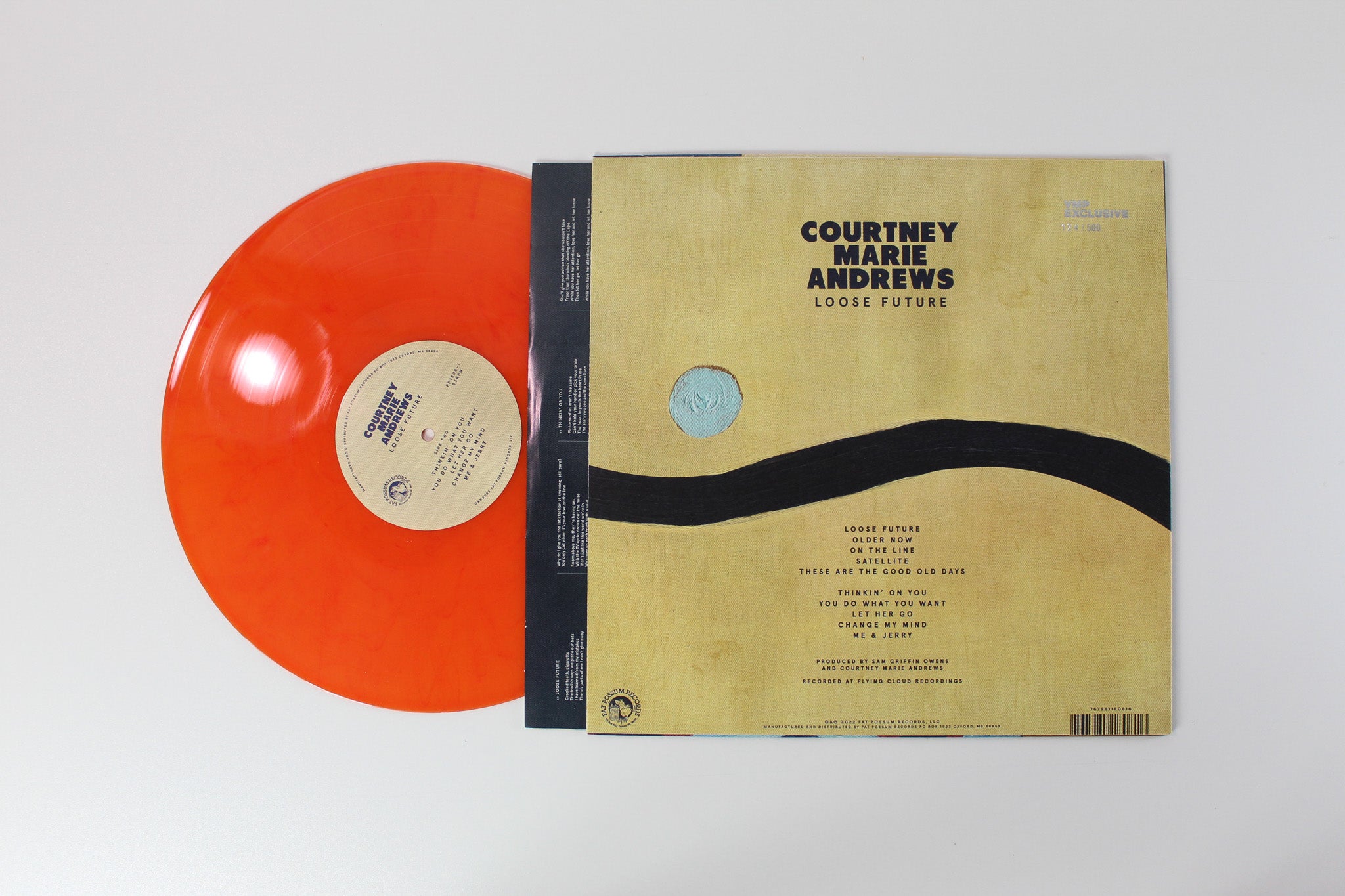 Courtney Marie Andrews - Loose Future on Fat Possum Records/Vinyl Me Please Ltd. Sunburst Orange Vinyl