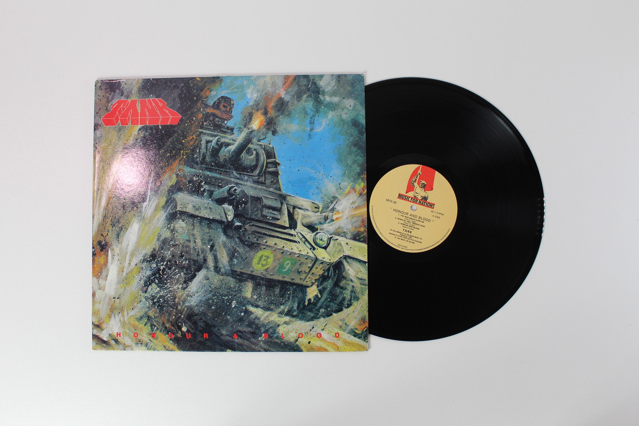 Tank - Honour And Blood on Music For Nations