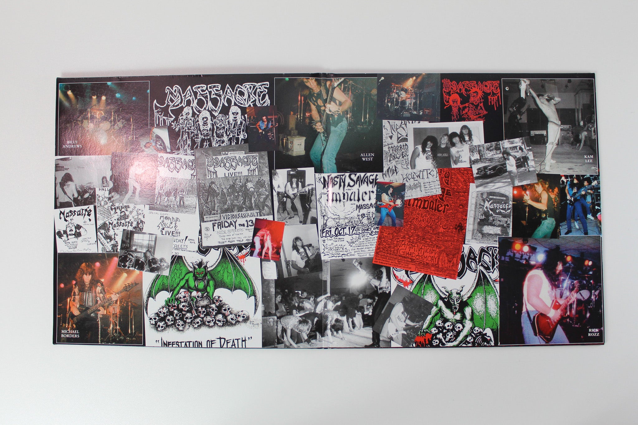 Massacre - Tyrants Of Death on Iron Pegasus Records Ltd. Picture Disc