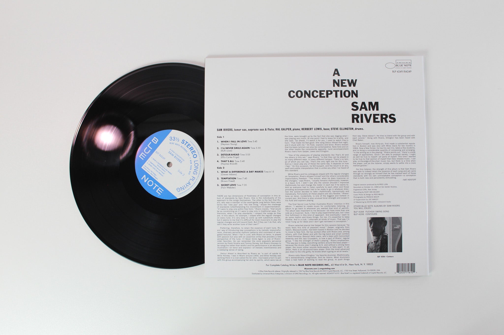 Sam Rivers - A New Conception on Blue Note Tone Poet Series Reissue