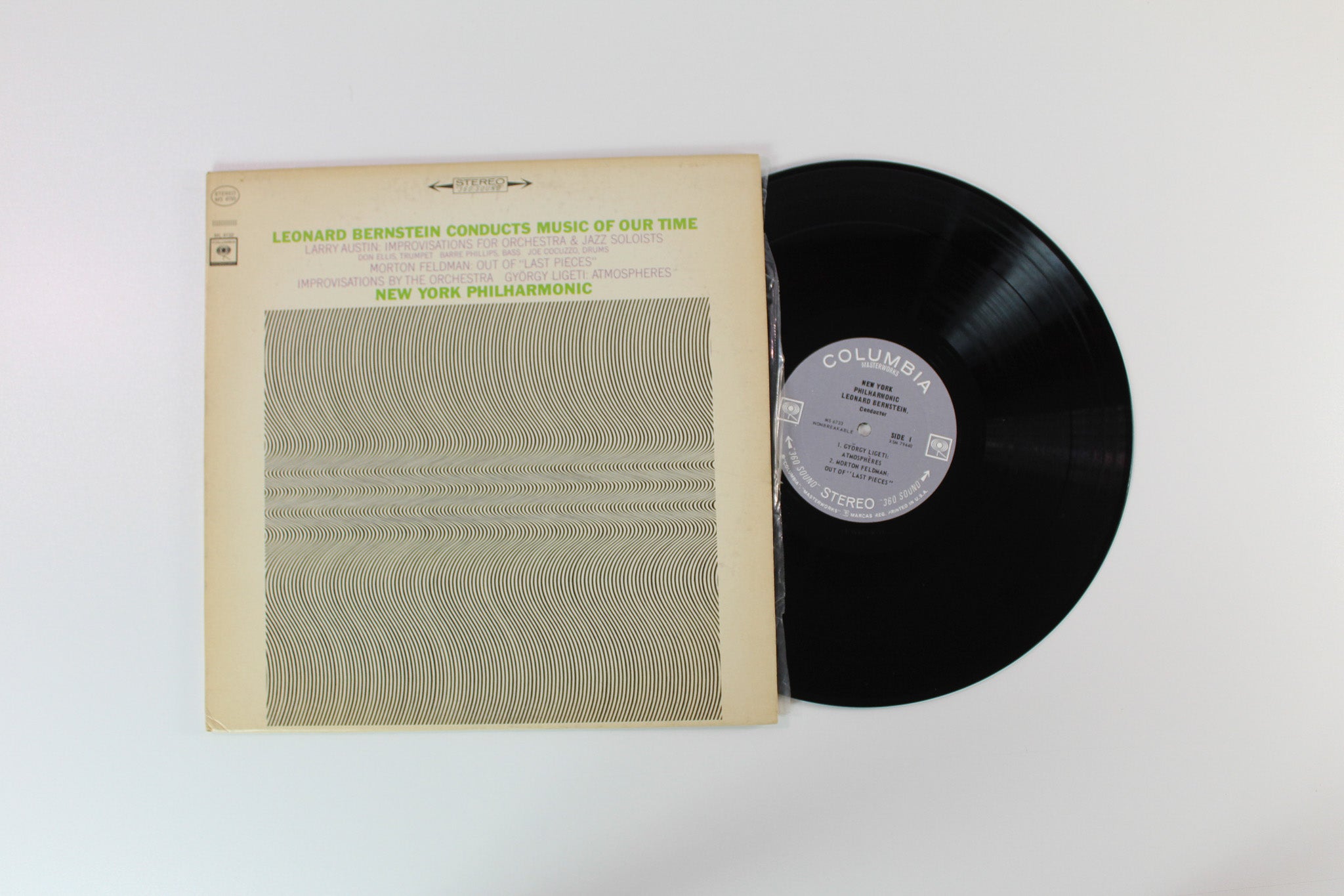 Leonard Bernstein - Leonard Bernstein Conducts Music Of Our Time - Improvisations For Orchestra & Jazz Soloists, Out Of Last Pieces, Improvisations By The Orchestra, Atmospheres on Columbia Masterworks