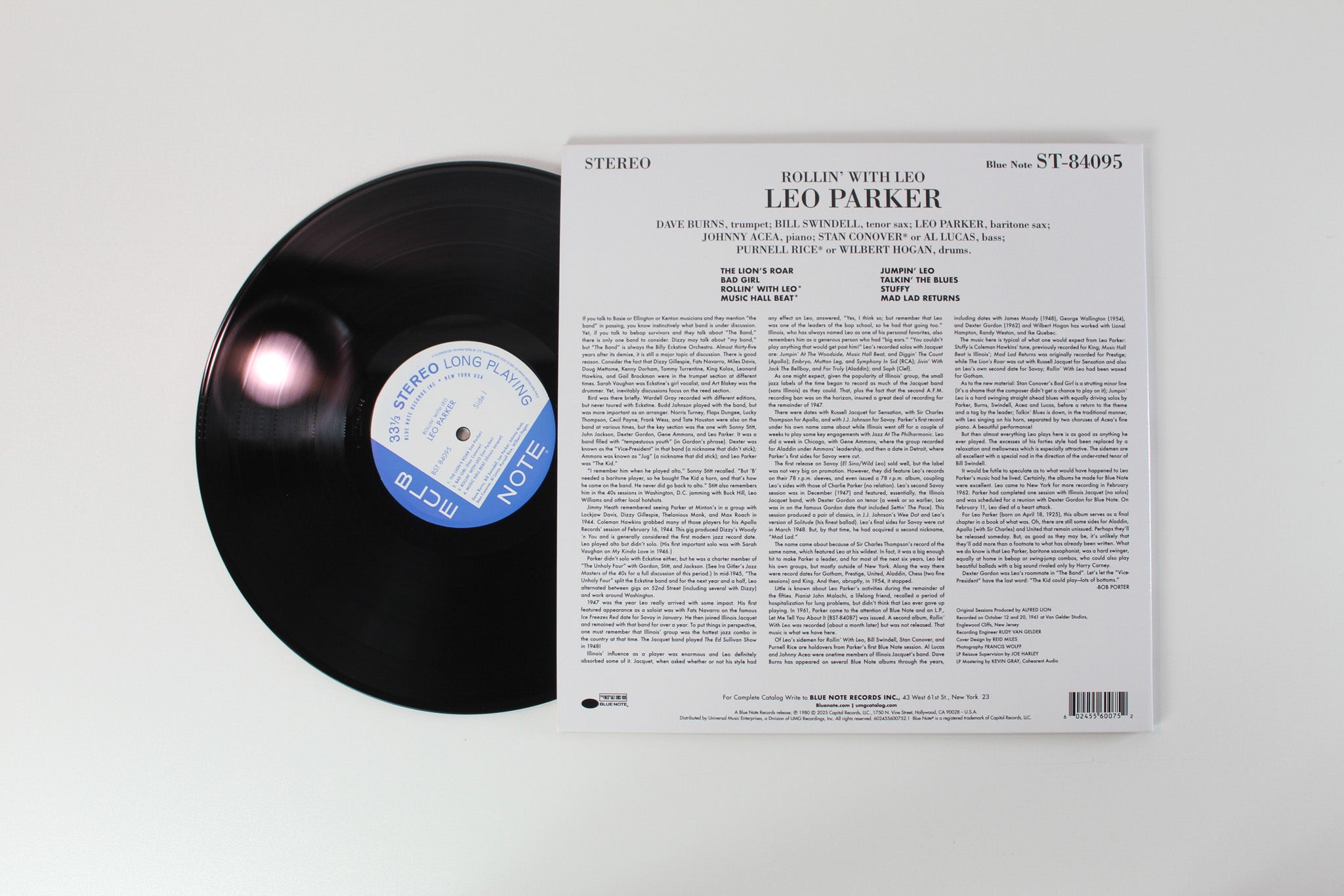 Leo Parker - Rollin' With Leo on Blue Note Tone Poet Series Reissue