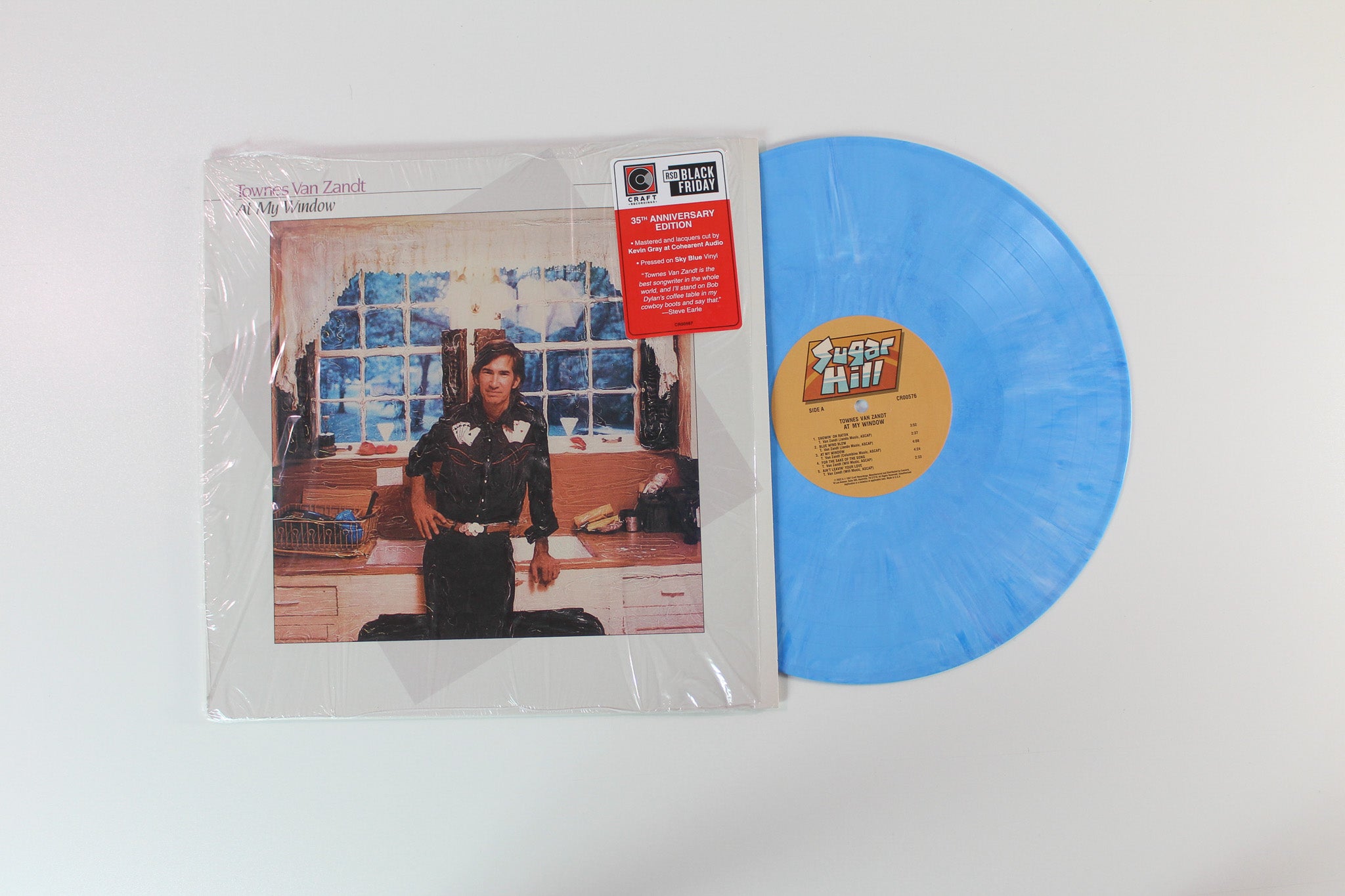 Townes Van Zandt - At My Window on Craft Recordings - Blue Vinyl